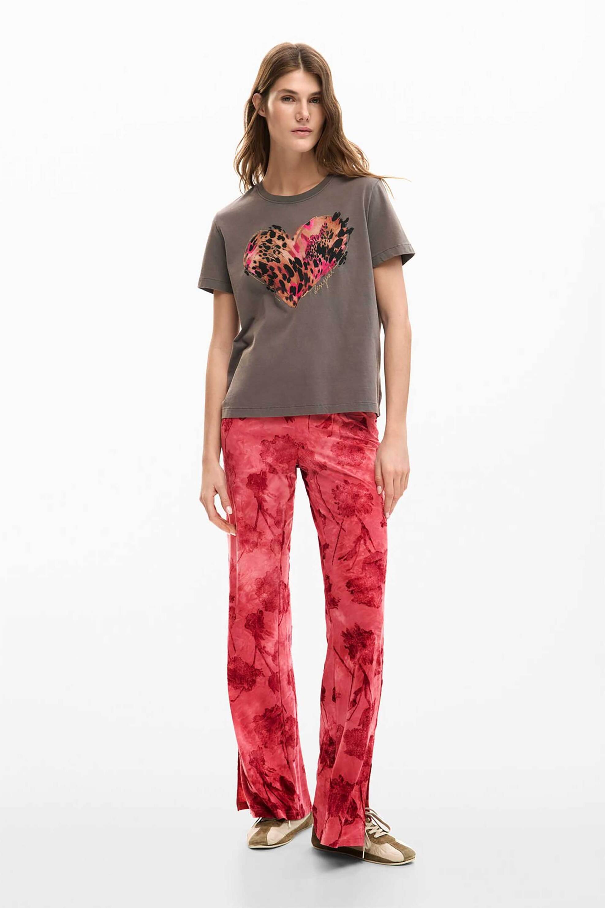 Desigual γυναικείο T-shirt με print Regular Fit 