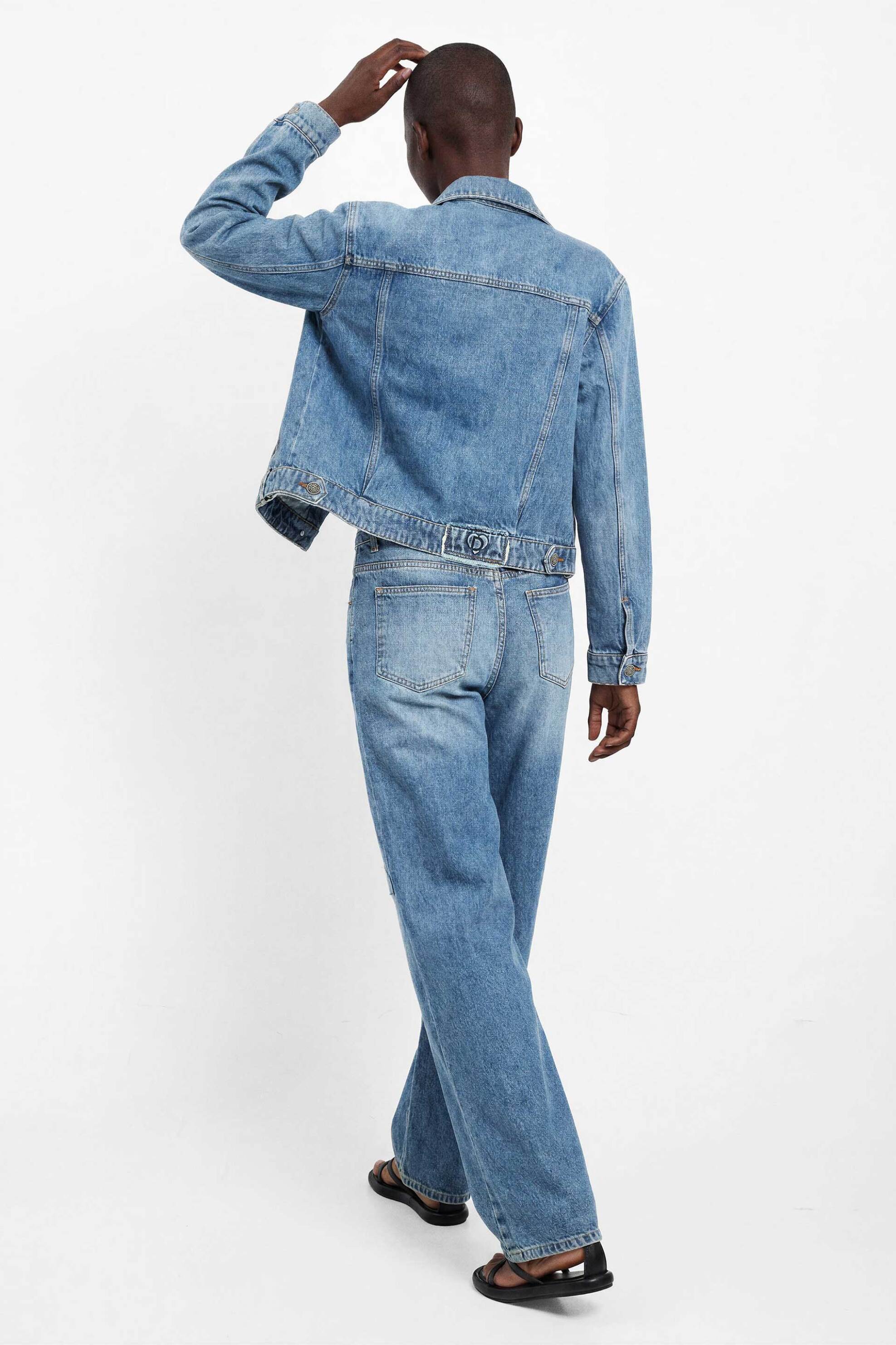 Desigual γυναικείο τζιν παντελόνι Wide Leg 