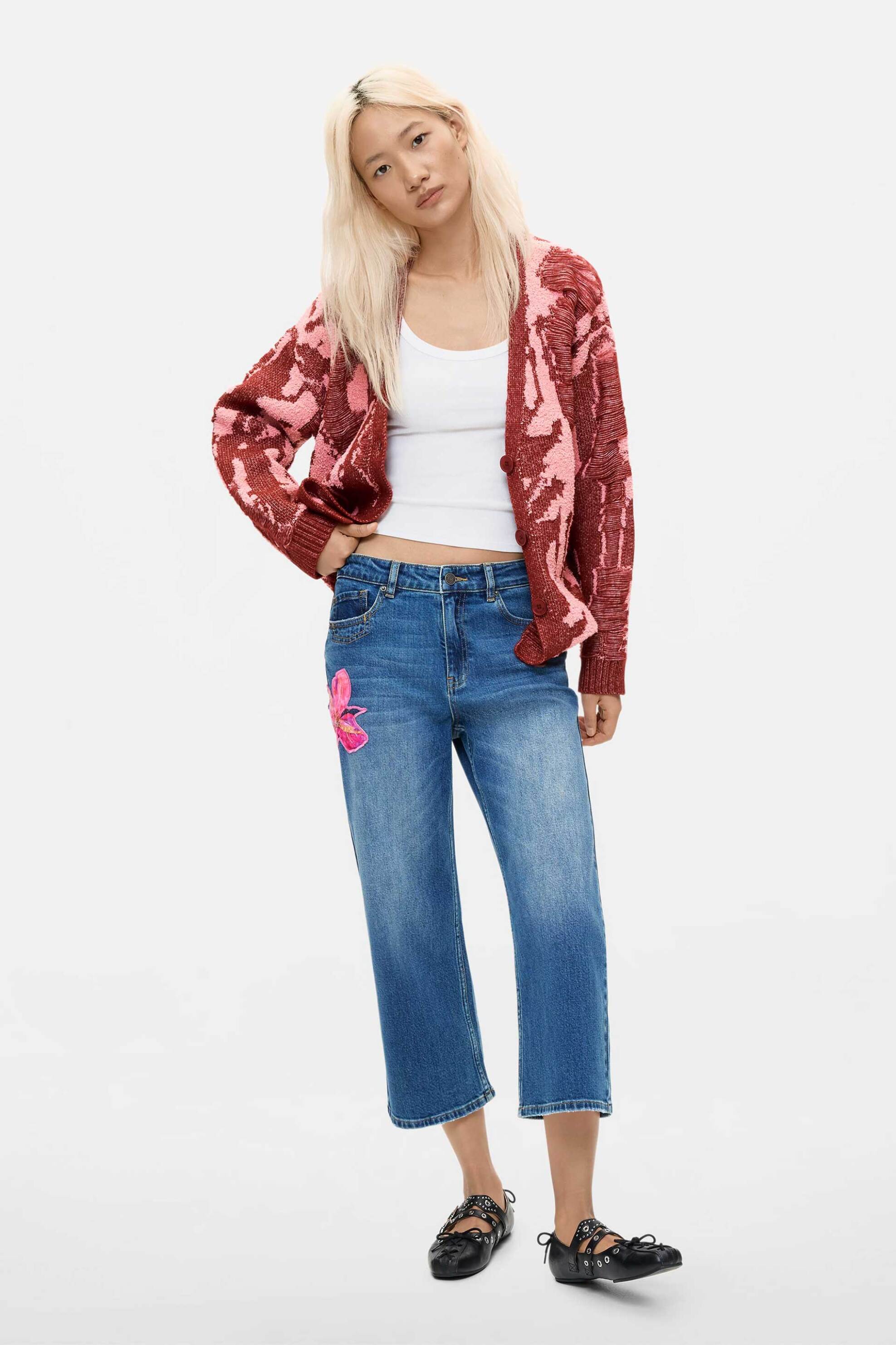 Desigual γυναικείο τζιν παντελόνι Culotte 
