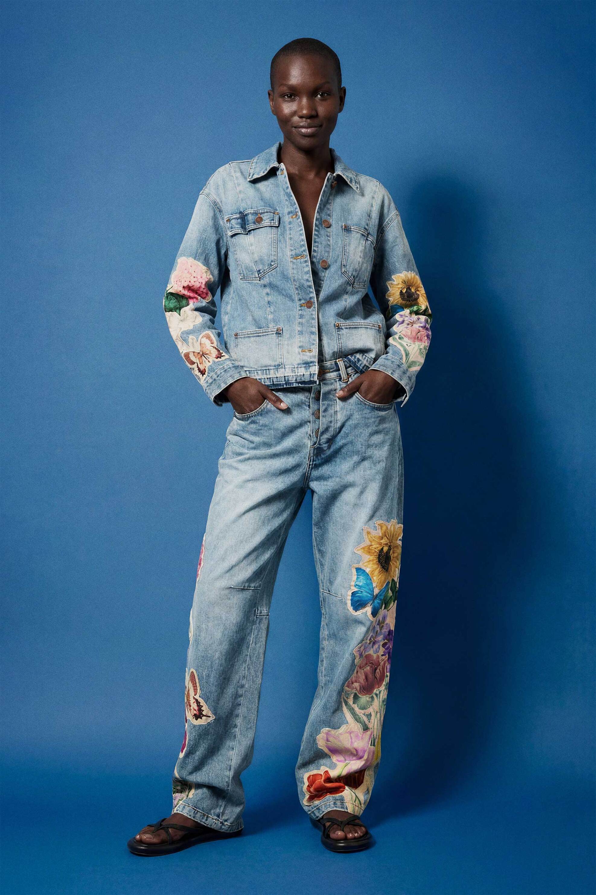 Desigual γυναικείο τζιν παντελόνι Straight Fit 