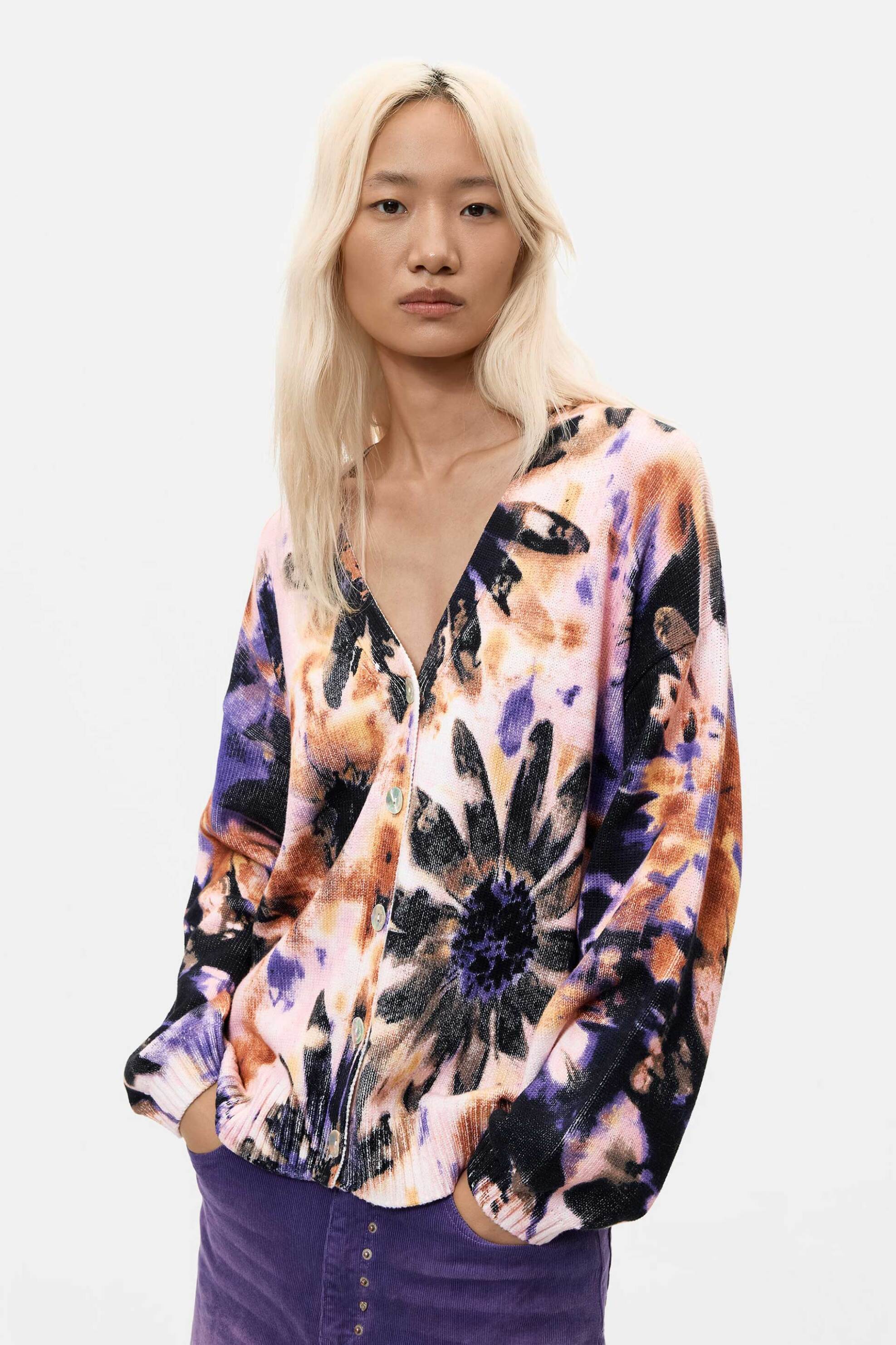Desigual γυναικεία πλεκτή ζακέτα 
