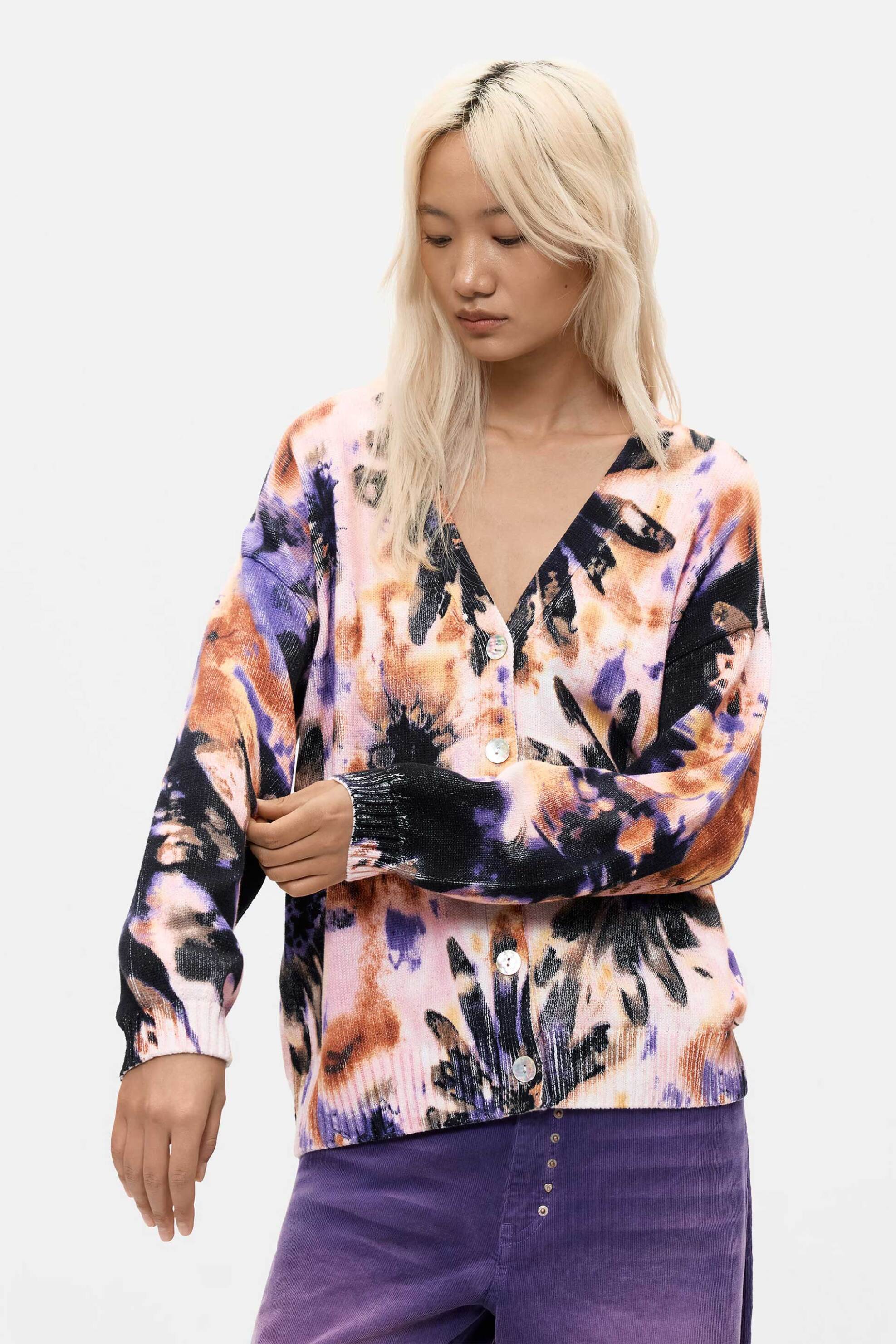 Desigual γυναικεία πλεκτή ζακέτα 