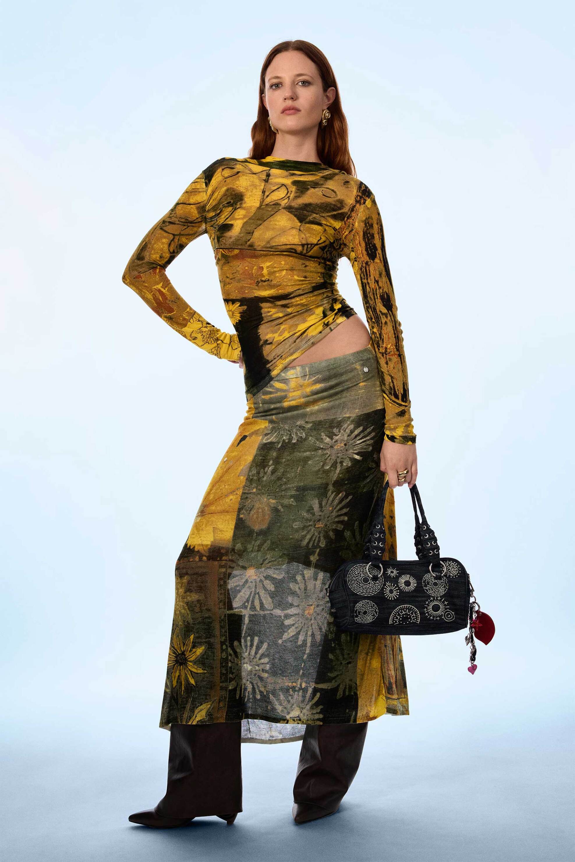 DESIGUAL Desigual γυναικεία μπλούζα "Whismy" - 26WWJF46 Μουσταρδί - 3
