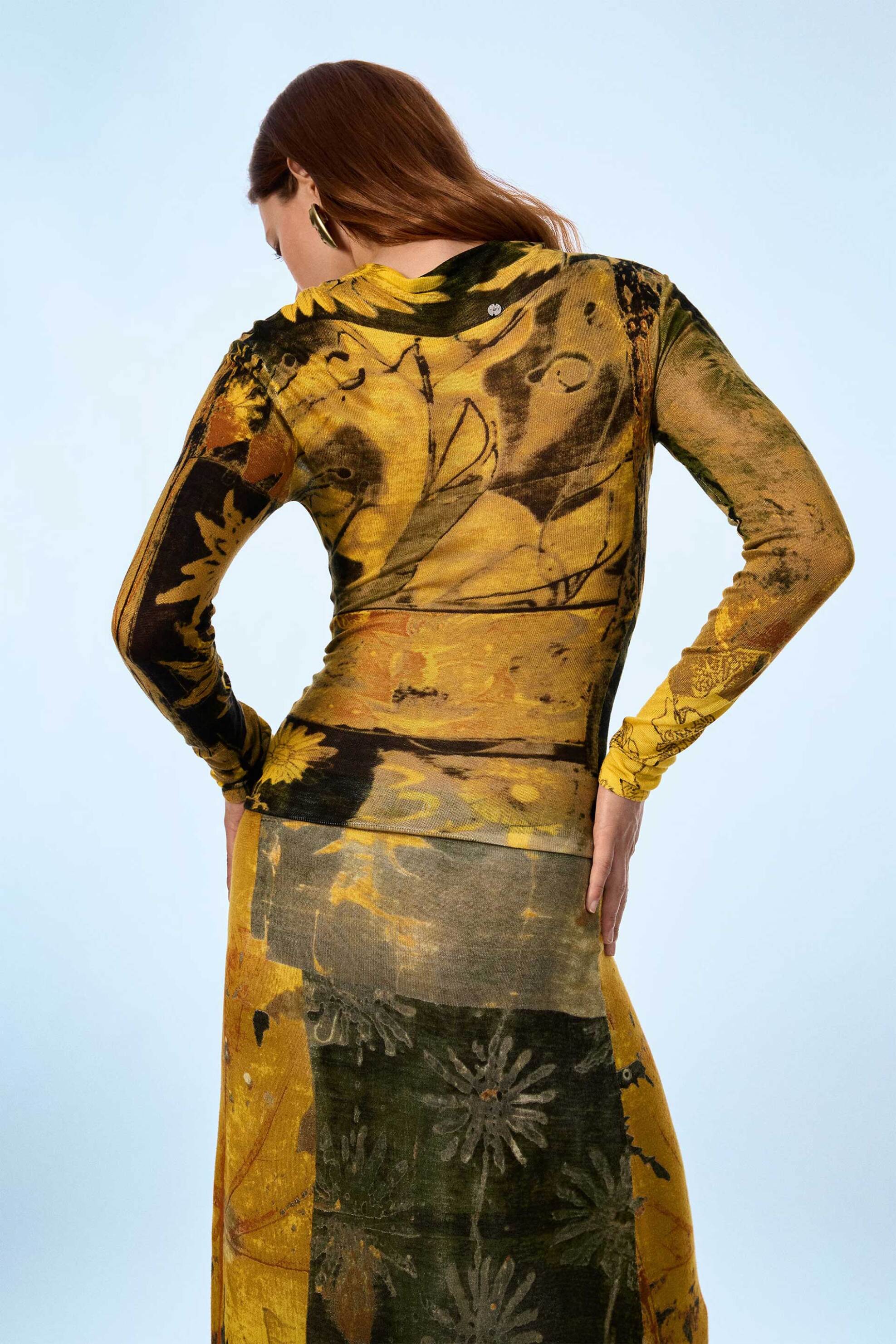 DESIGUAL Desigual γυναικεία μπλούζα "Whismy" - 26WWJF46 Μουσταρδί - 4