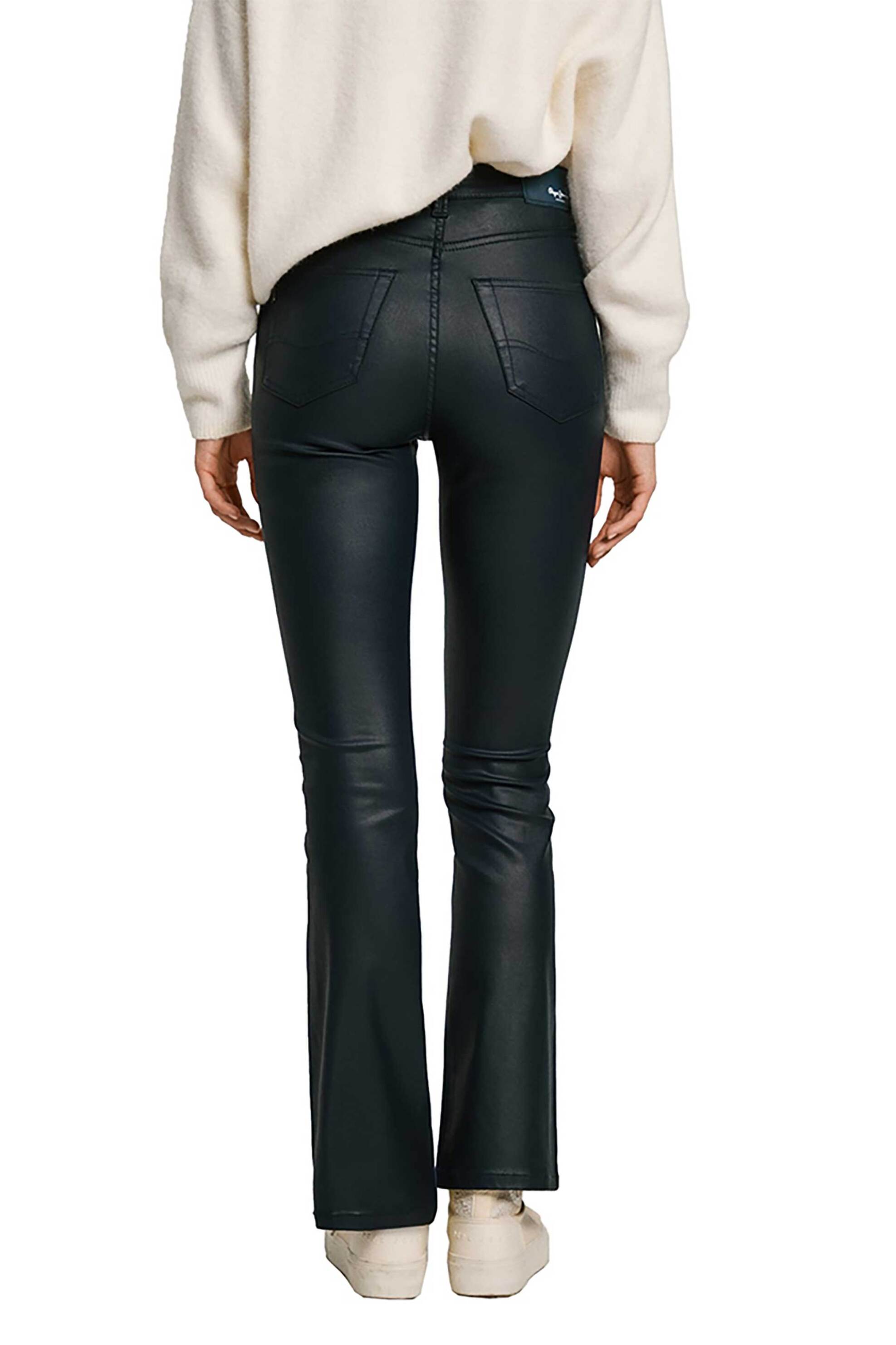 Pepe Jeans γυναικείο παντελόνι πεντάτσεπο Flared Fit - PL204733BC22 Μαύρο φωτογραφία