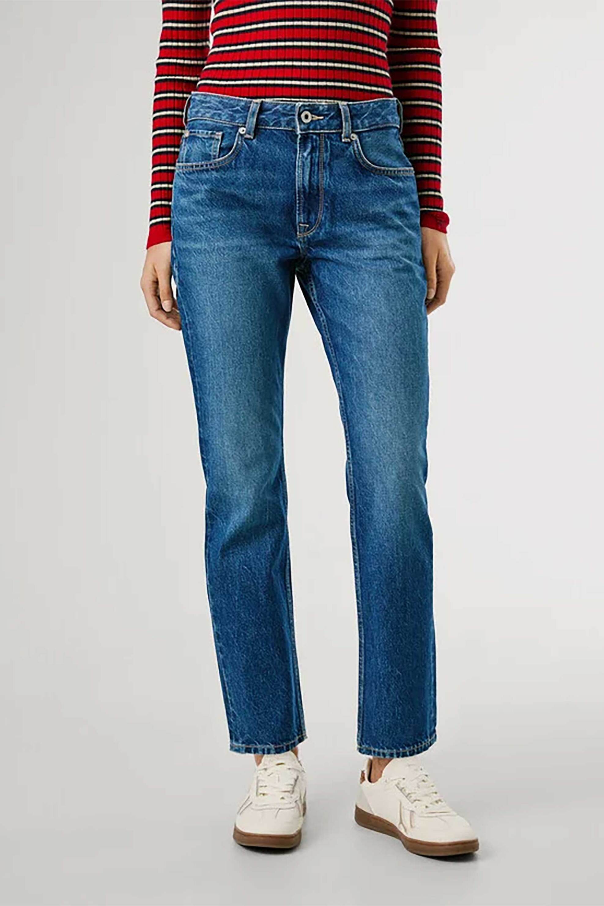 Pepe Jeans γυναικείο τζιν παντελόνι mid-rise Straight Fit 