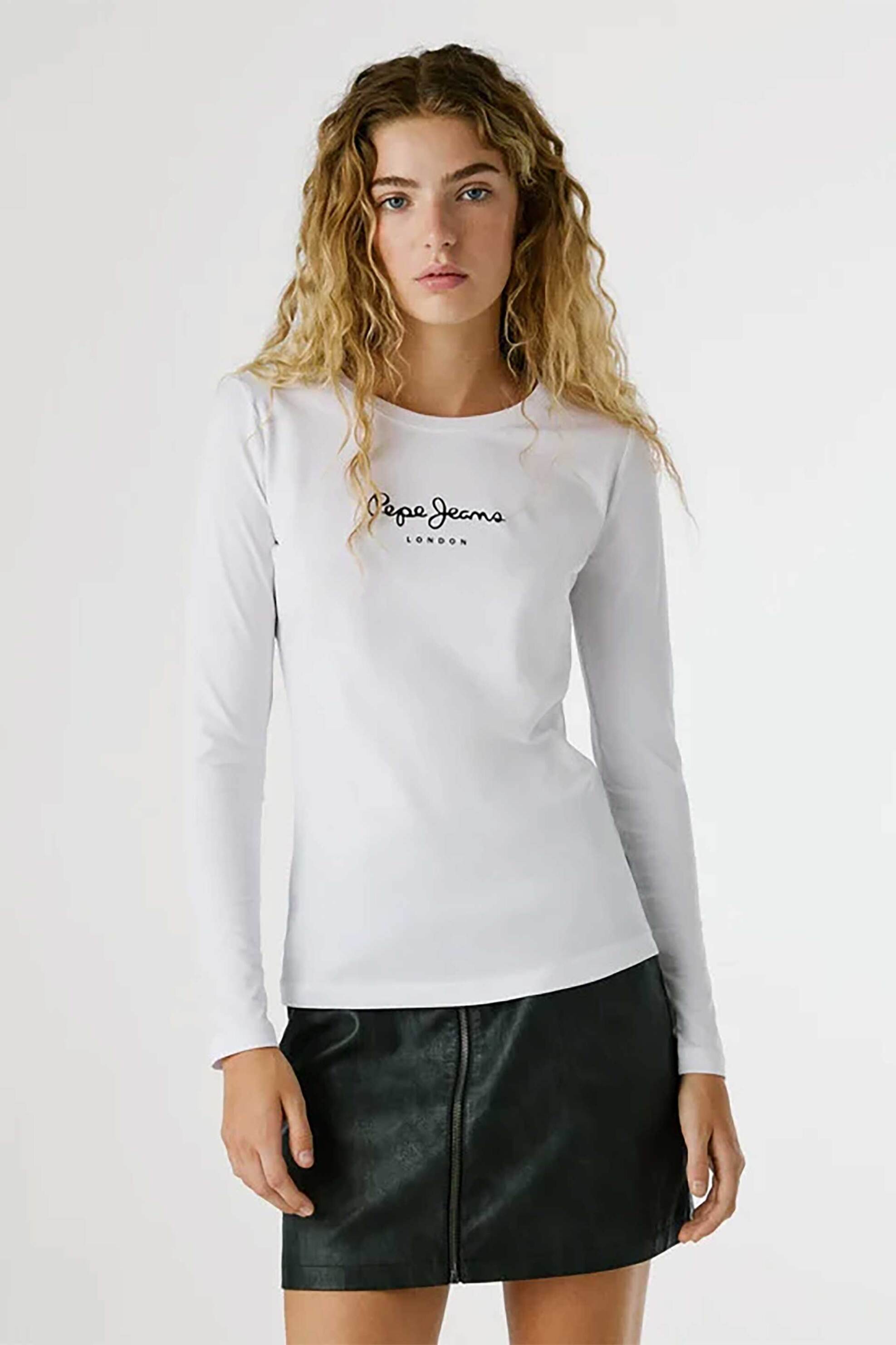 Pepe Jeans γυναικεία μπλούζα με logo print "Virginia"