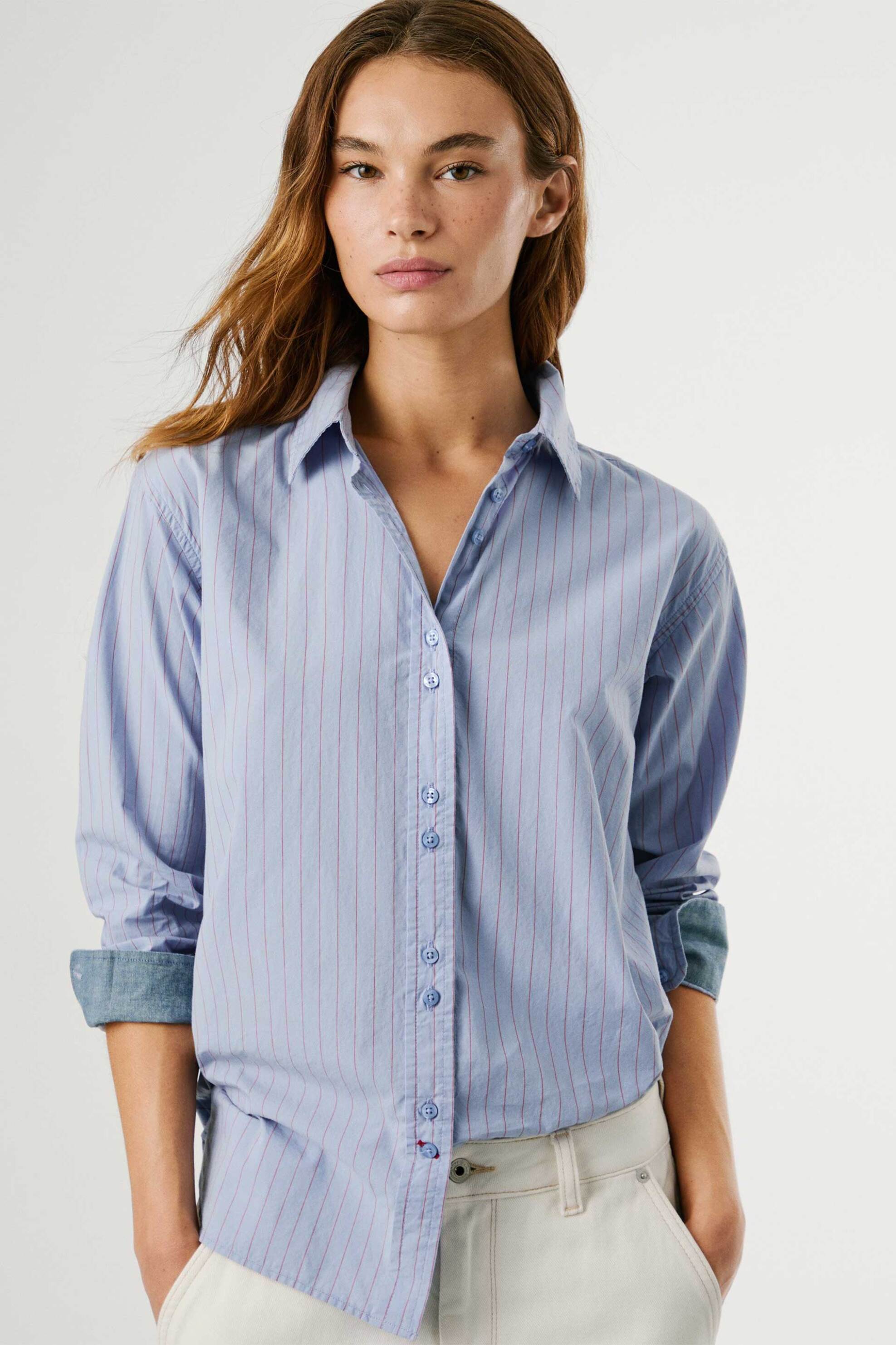 Pepe Jeans γυναικείο πουκάμισο με ρίγα "Lyric"