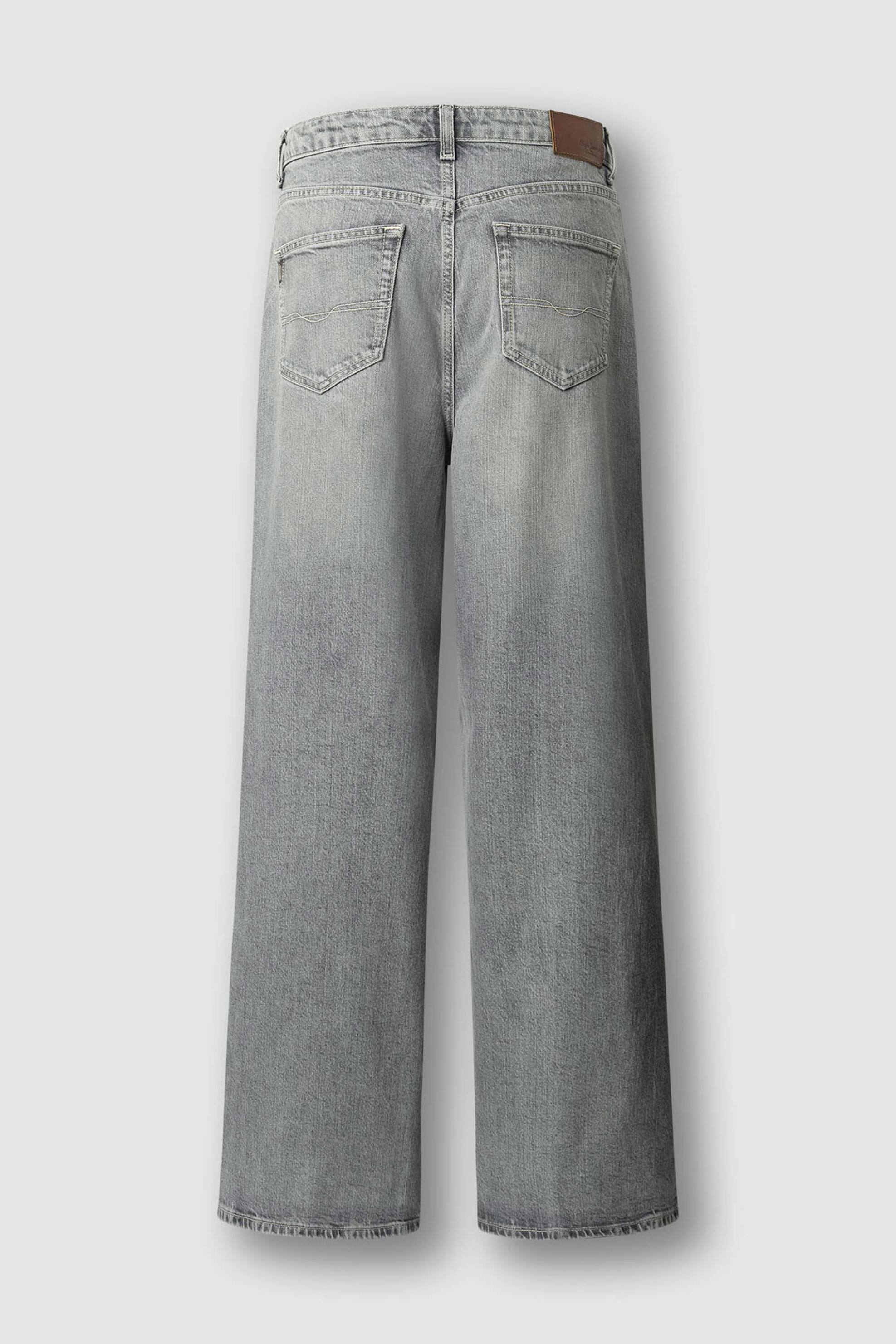 Pepe Jeans Γυναικείο Τζιν Παντελόνι Πεντάτσεπο Wide Fit Jaimy - Pl20474048Va2 Γκρι