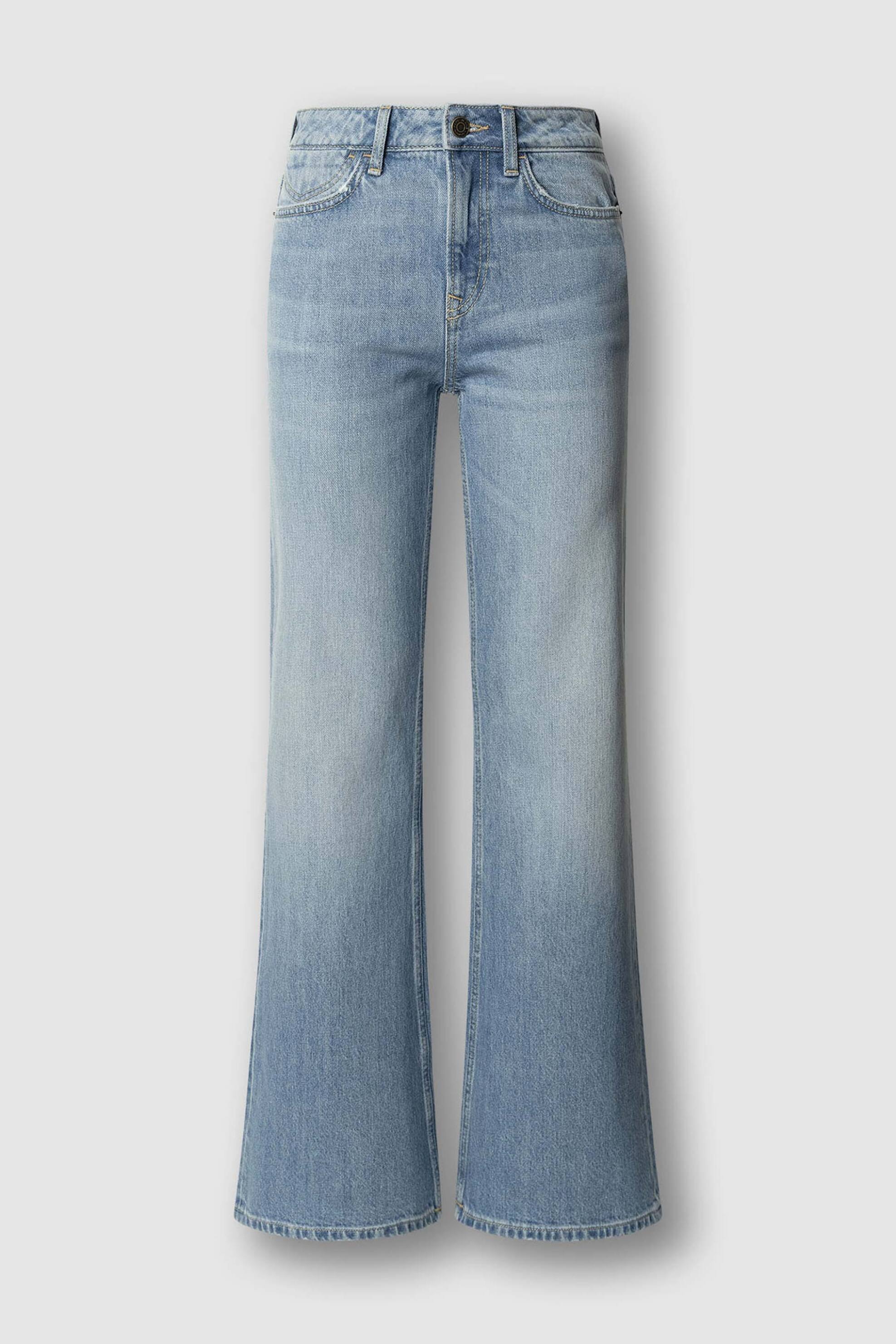 Pepe Jeans γυναικείο τζιν παντελόνι high-rise Flare Fit "Willa" - PL20508052VC2 Denim Blue