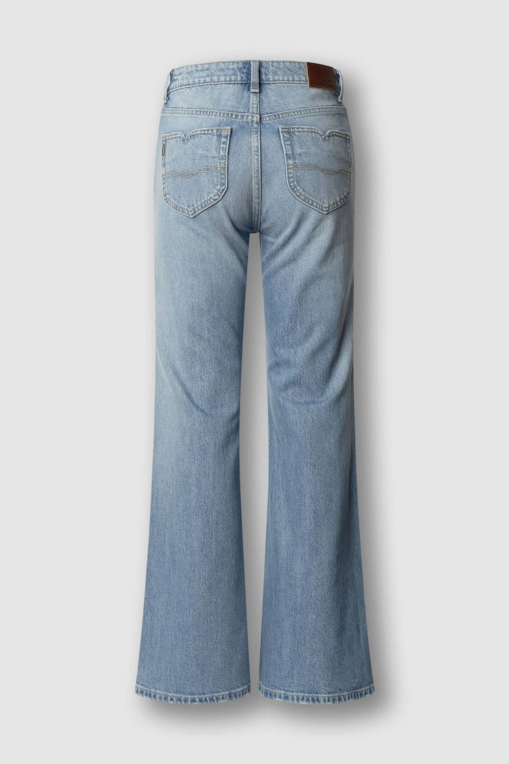 Pepe Jeans Γυναικείο Τζιν Παντελόνι High-Rise Flare Fit Willa - Pl20508052Vc2 Denim Blue