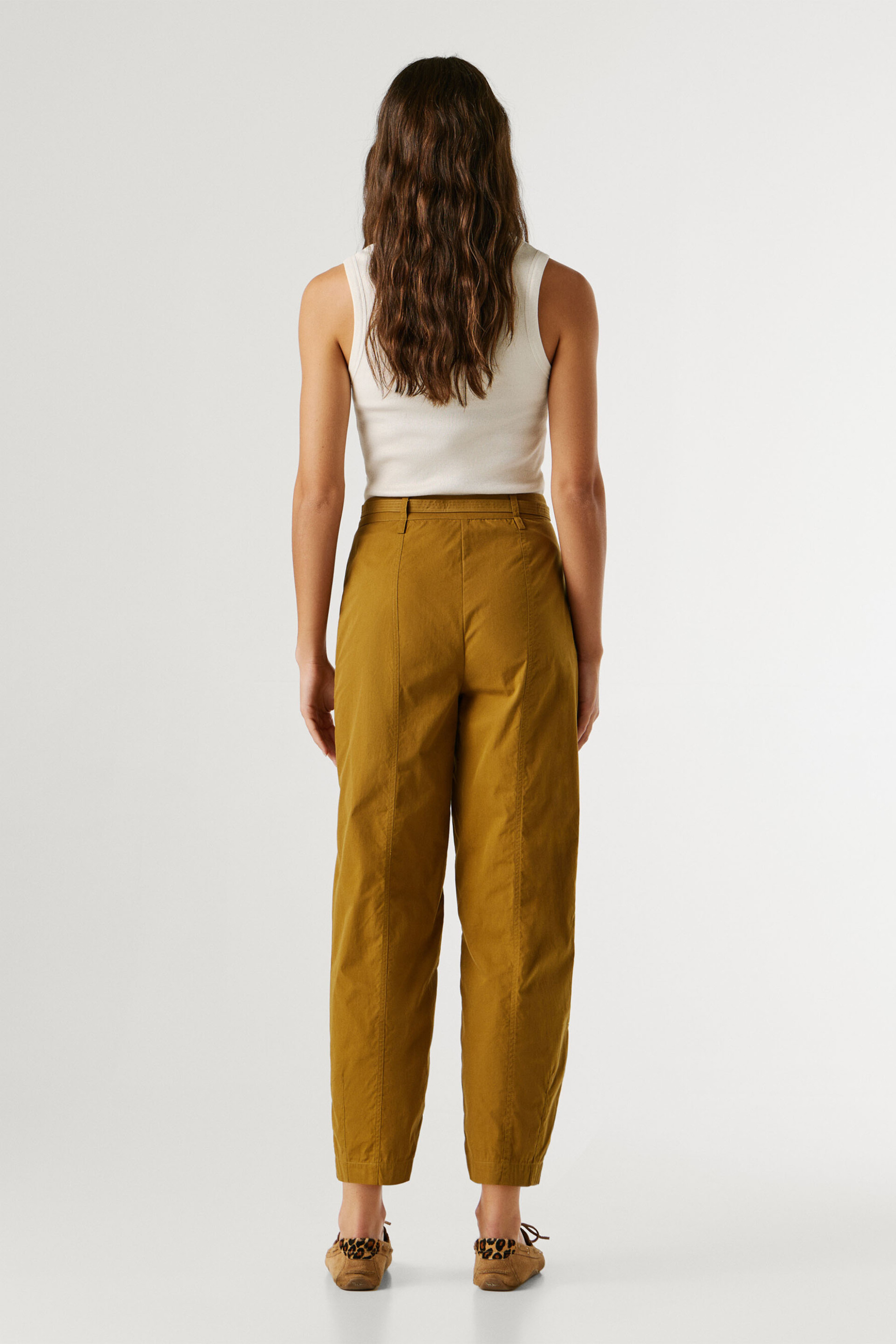 Pepe Jeans Γυναικείο Παντελόνι Straight Fit Alice - Pl2100076 Καμηλό