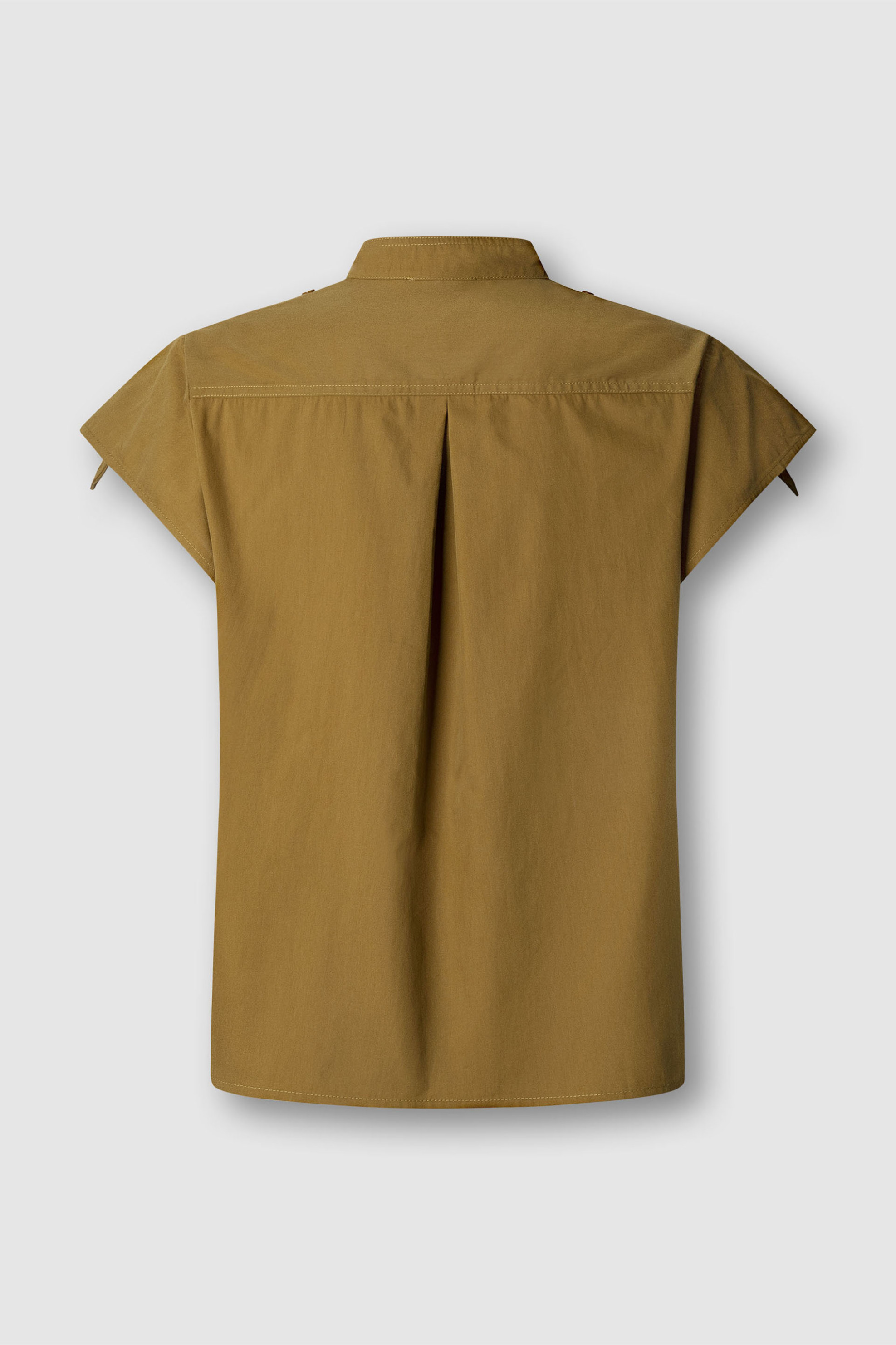 Pepe Jeans Γυναικείο Πουκάμισο Μονόχρωμο Angy - Pl3051426 Καμηλό