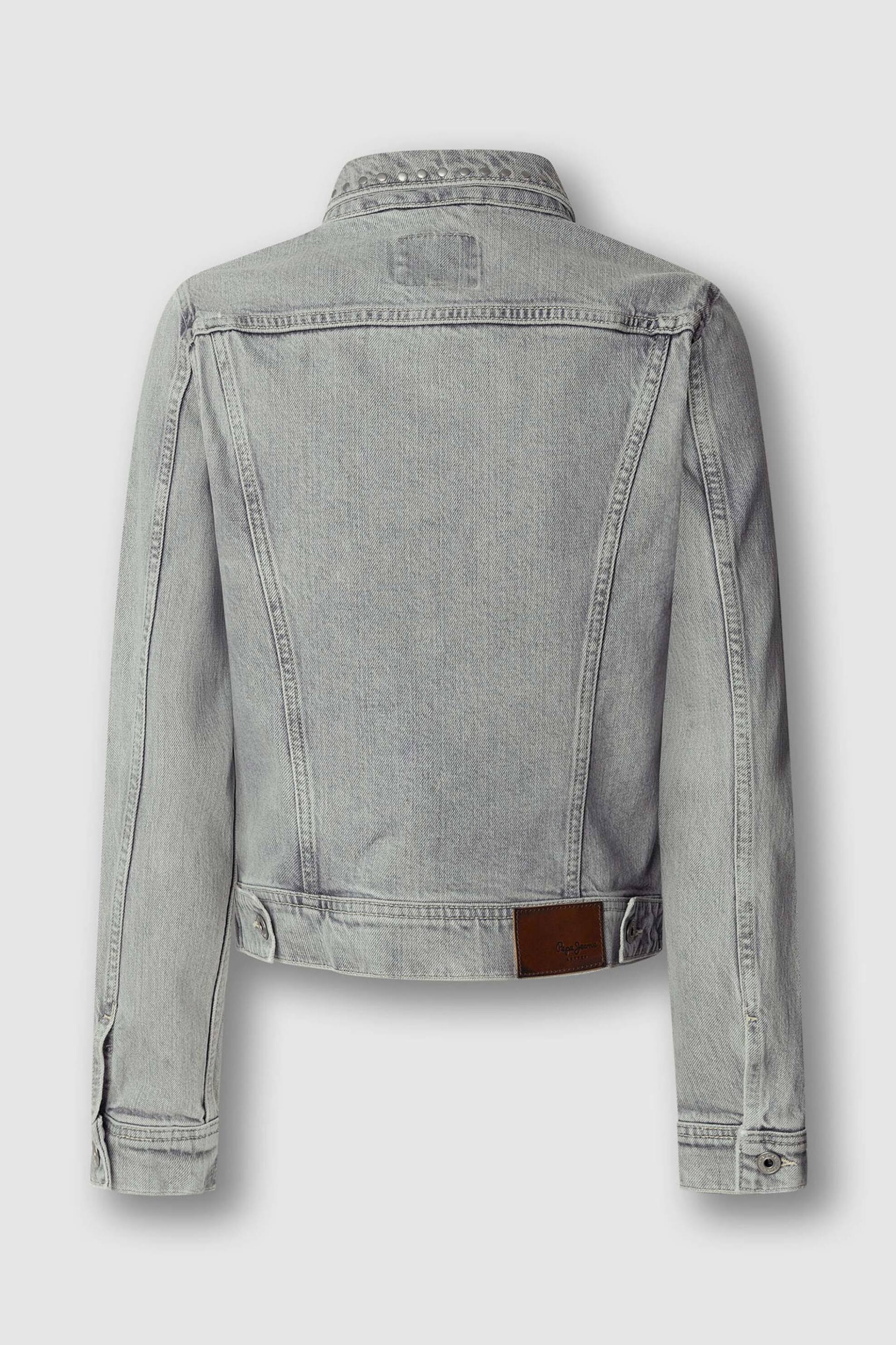 Pepe Jeans Γυναικείο Denim Jacket Slim Fit Seasonals - Pl40243048Va Γκρι