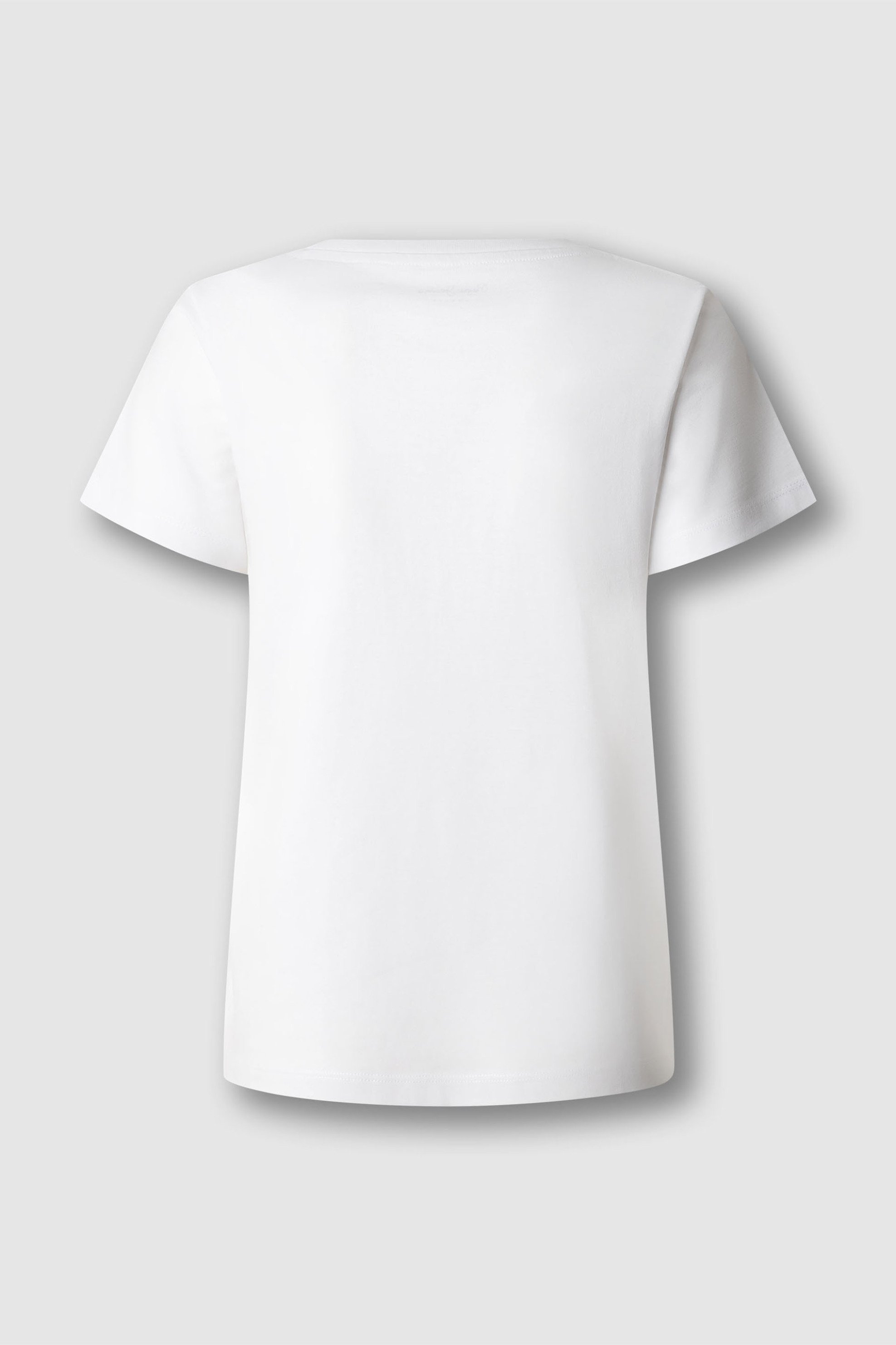 Pepe Jeans Γυναικείο T-Shirt με Logo Print Και Στρας Brady - Pl5000078 Λευκό