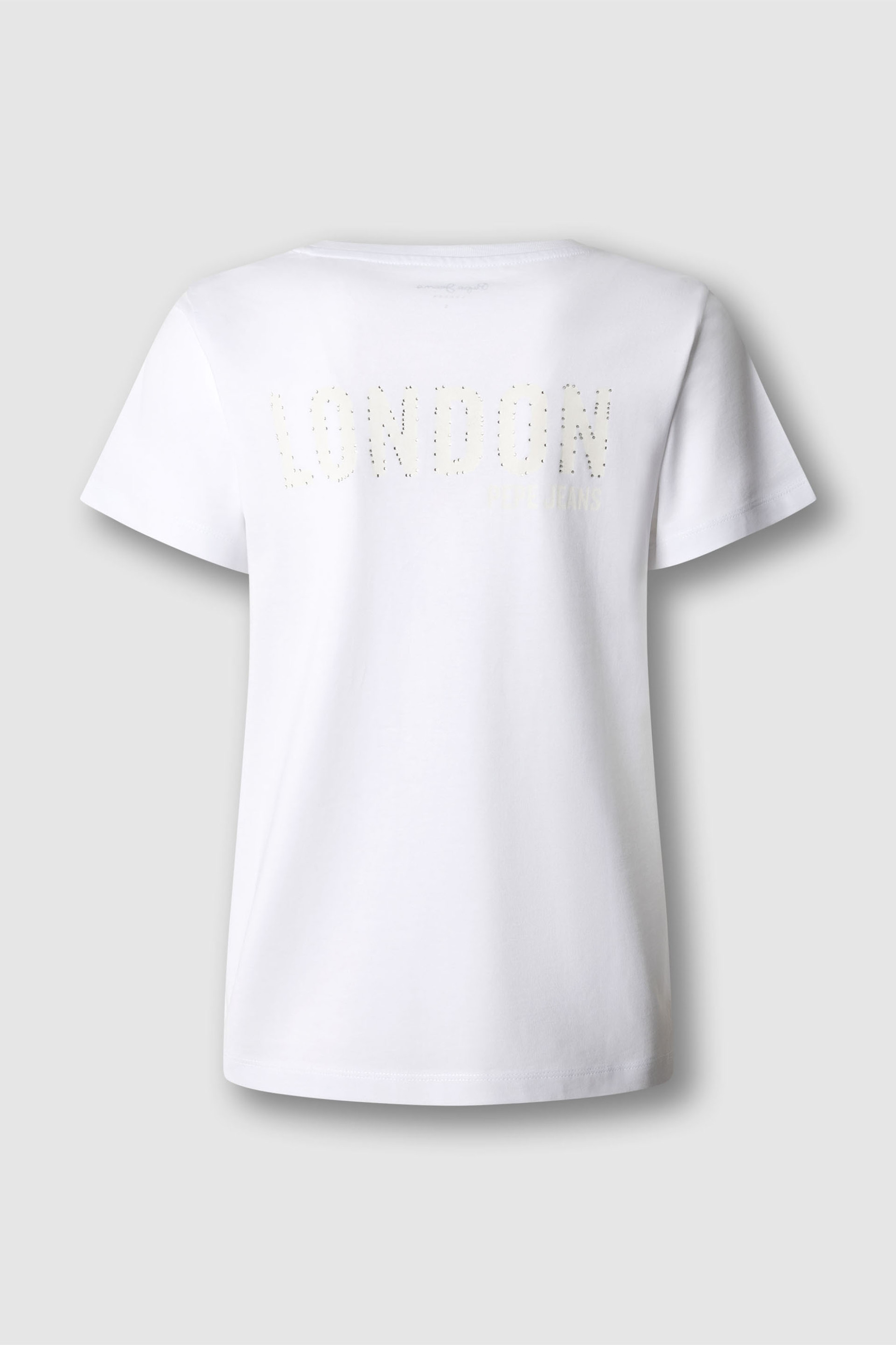 Pepe Jeans Γυναικείο T-Shirt με Print Benina - Pl5000087 Λευκό