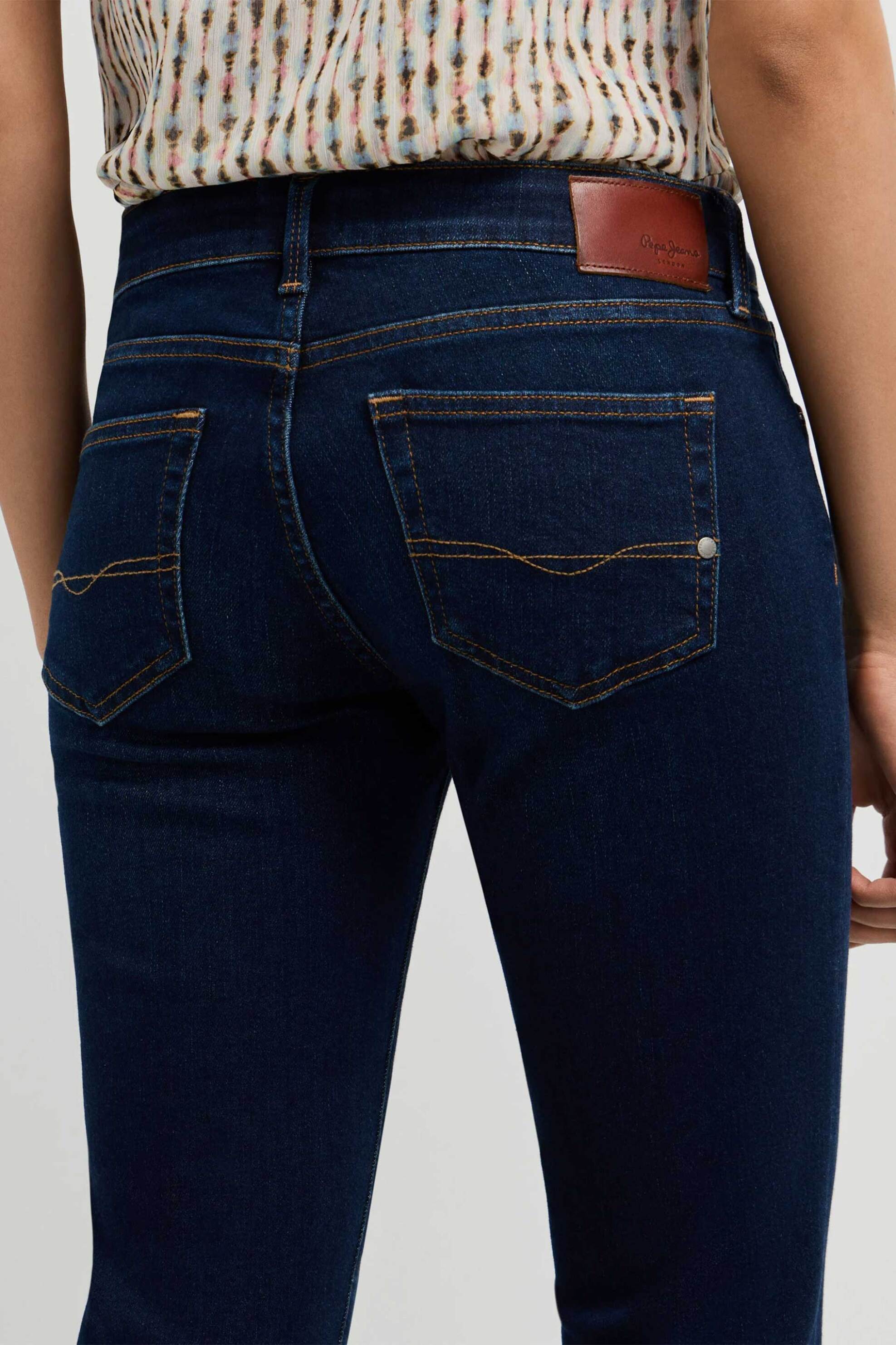 Pepe Jeans Γυναικείο Τζιν Παντελόνι Πεντάτσεπο Bootcut Fit Picadilly - Pl20473256Fa2 Denim Blue Σκούρο
