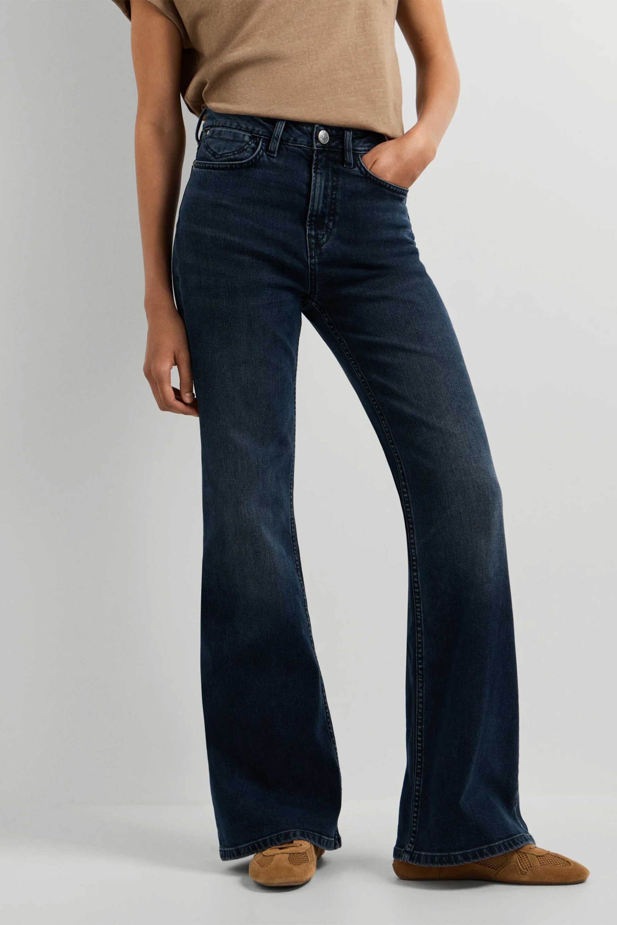 Pepe Jeans γυναικείο ψηλόμεσο τζιν παντελόνι πεντάτσεπο Flared Fit 