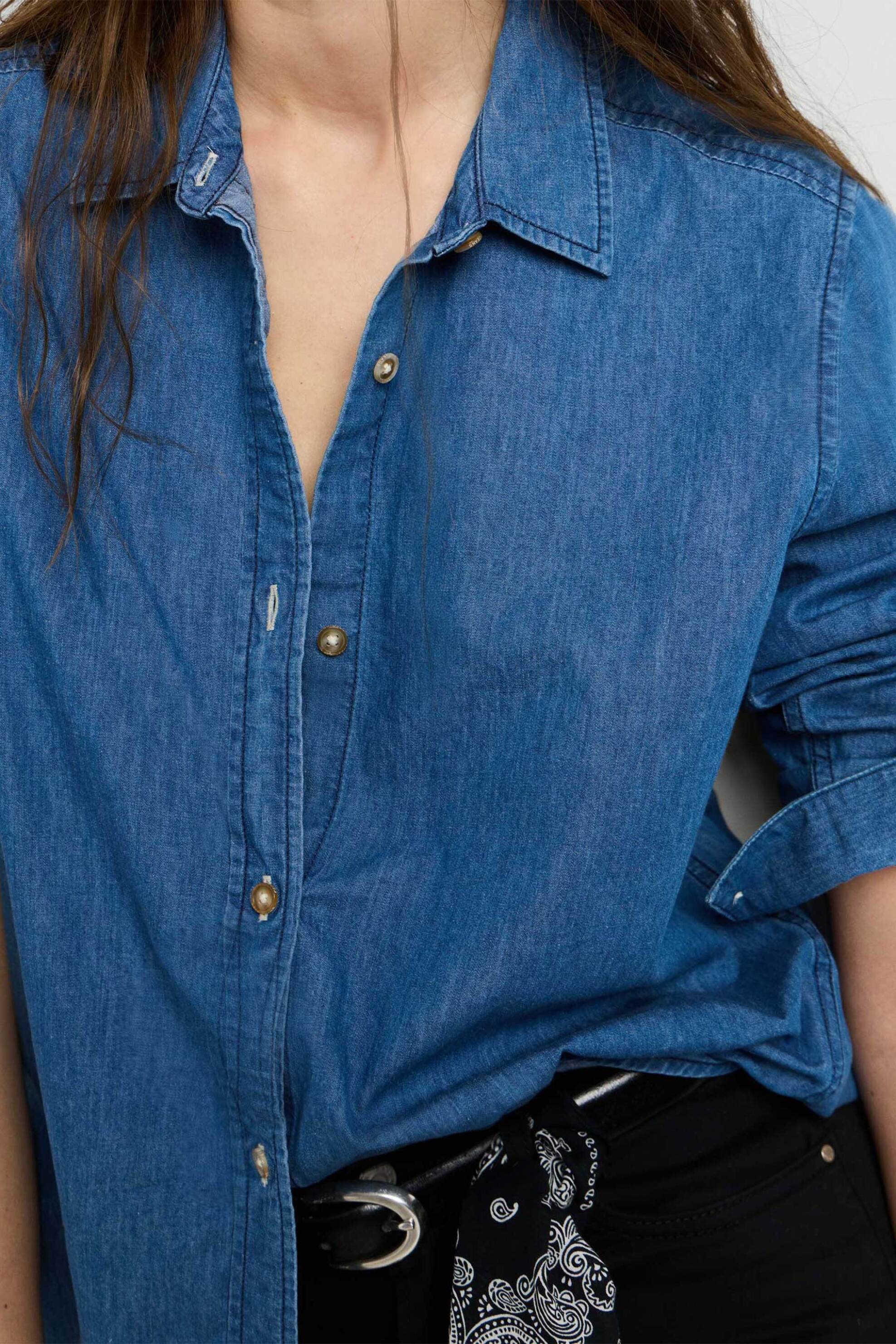 Pepe Jeans γυναικείο denim πουκάμισο Regular Fit 