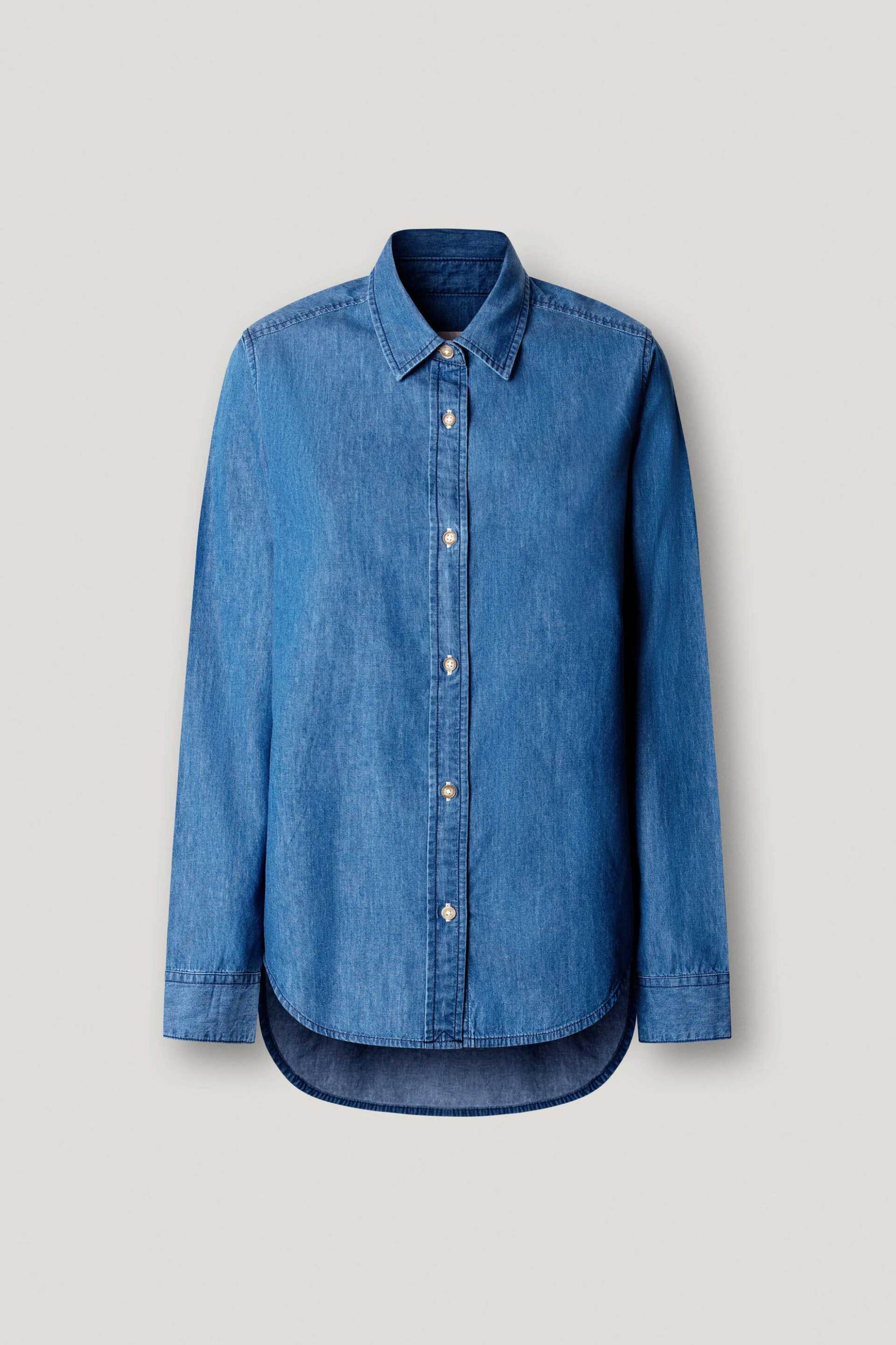 Pepe Jeans Γυναικείο Denim Πουκάμισο Regular Fit Lane - Pl3051492 Blue