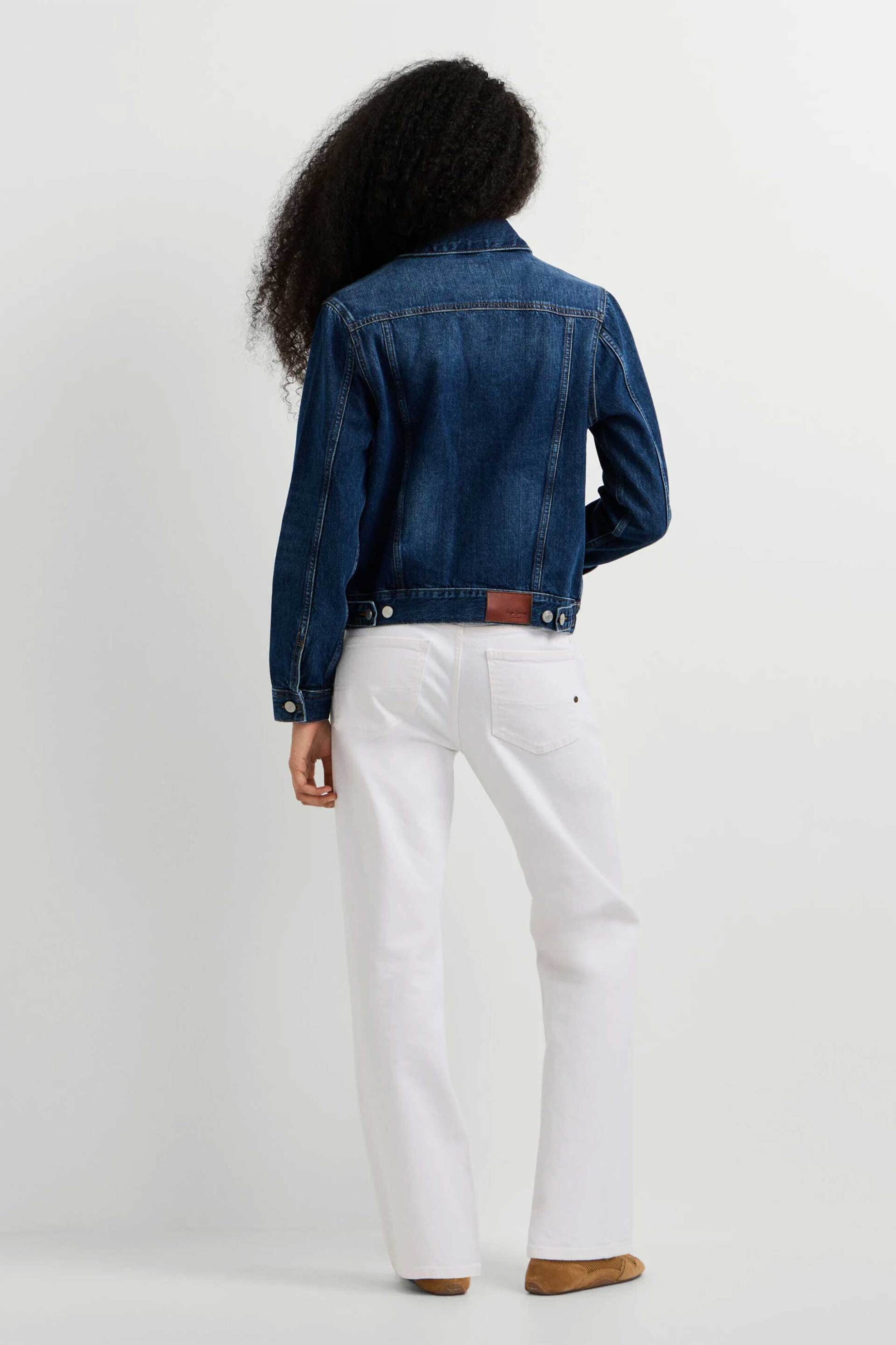 Pepe Jeans Γυναικείο Denim Jacket Regular Fit Crescent - Pl40244776Fc Blue Σκούρο