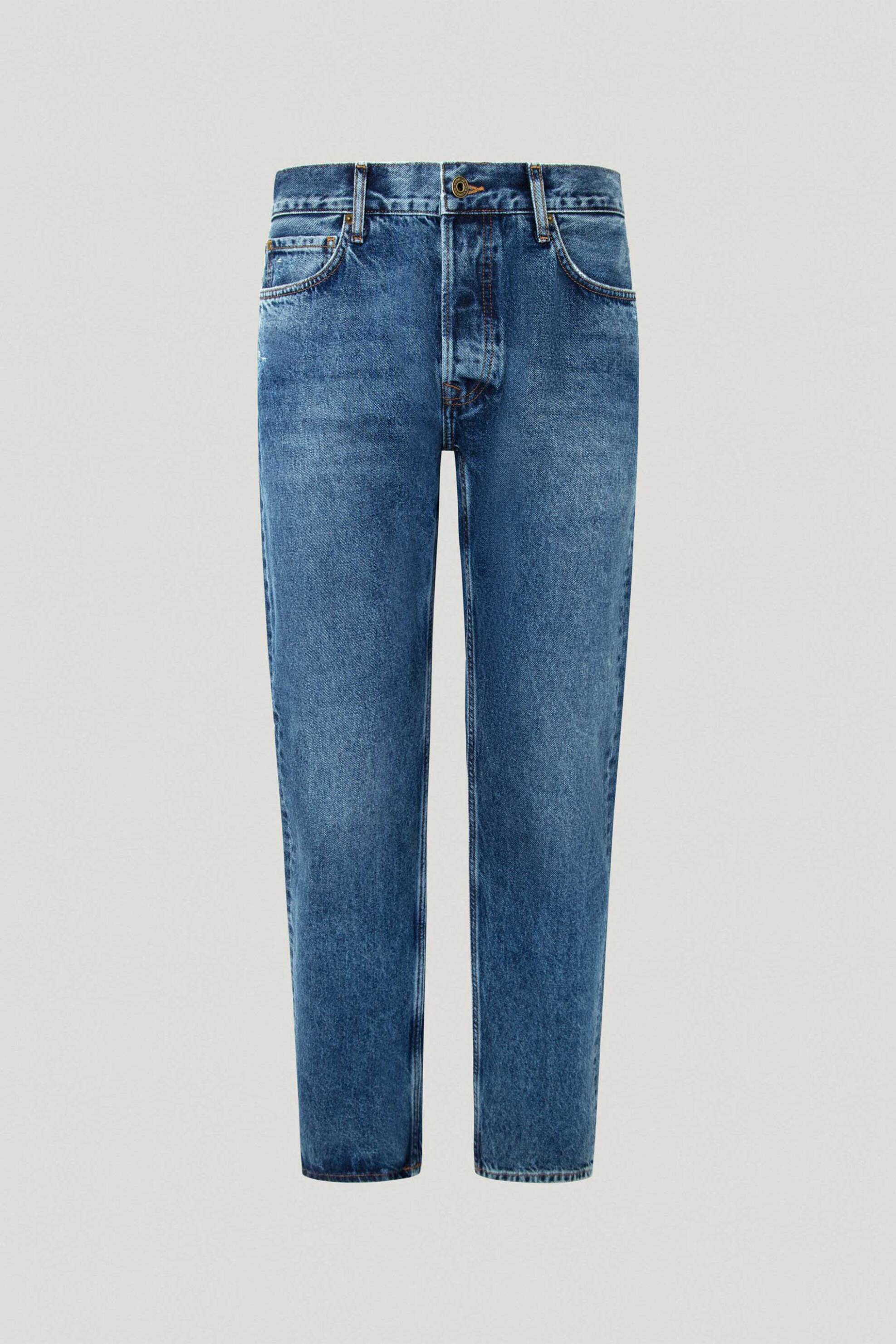 Pepe Jeans Ανδρικό Τζιν Παντελόνι Πεντάτσεπο Straight Fit (L32) - Pm207394Hw42 Denim Blue