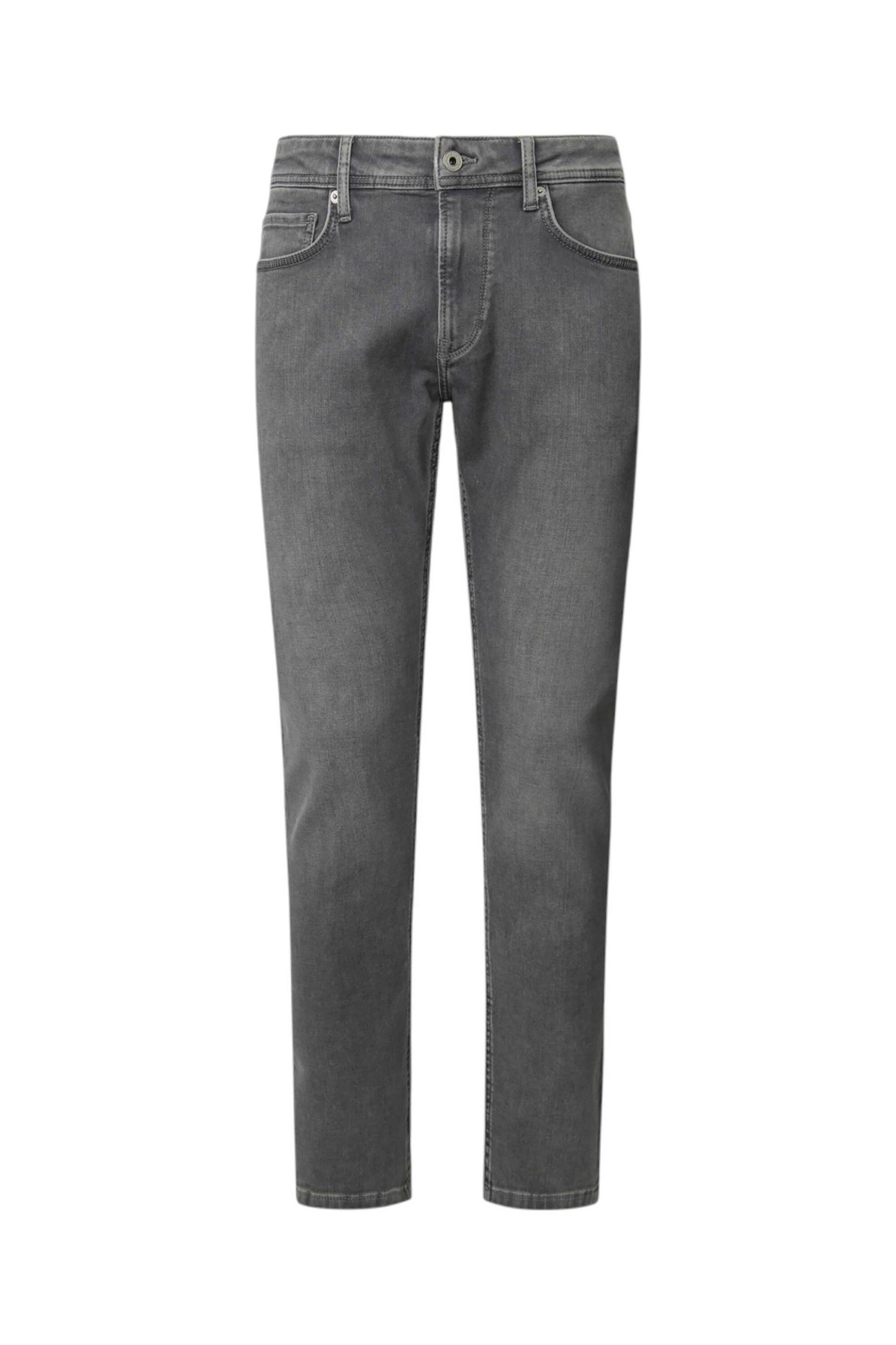 Pepe Jeans Ανδρικό Τζιν Παντελόνι Πεντάτσεπο Regular Tapered Fit Stanley (L32) - Pm207390Um82 Γκρι