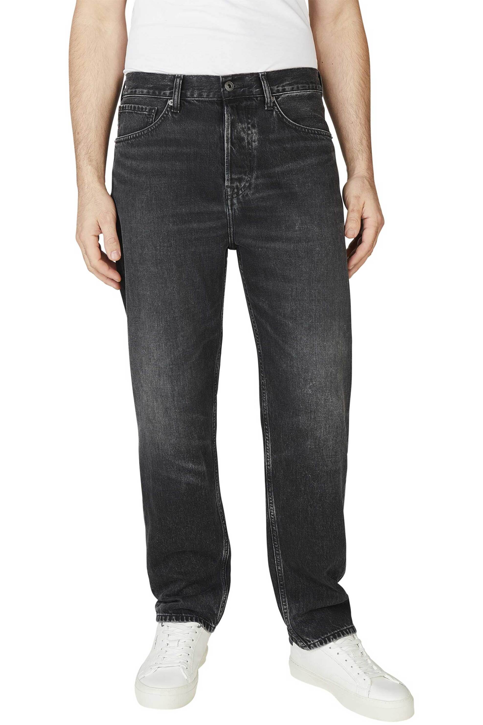 PEPE JEANS Pepe Jeans ανδρικό τζιν παντελόνι πεντάτσεπο Loose Tapered Fit "Nils" (L32) - PM208027XH72 Ανθρακί