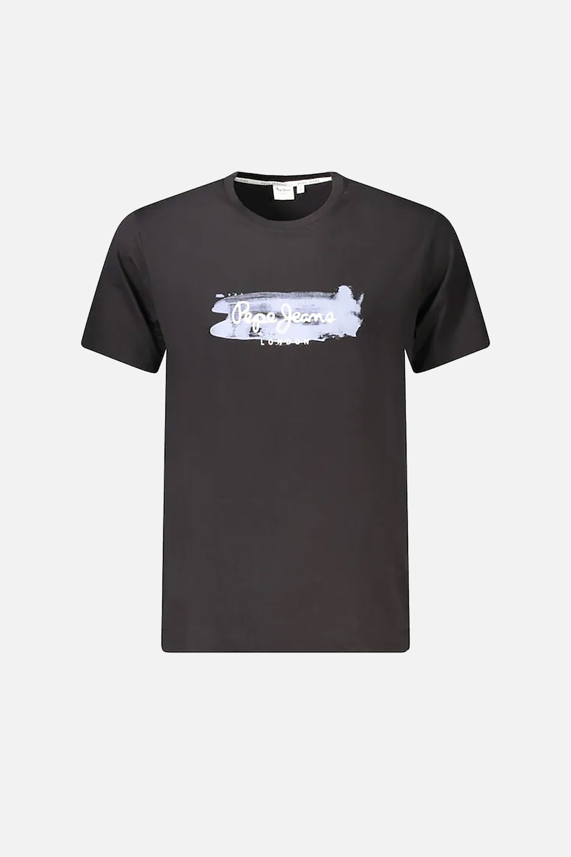 Pepe Jeans ανδρικό T-shirt με logo print Regular Fit "Picthon" - PM509782 Μαύρο