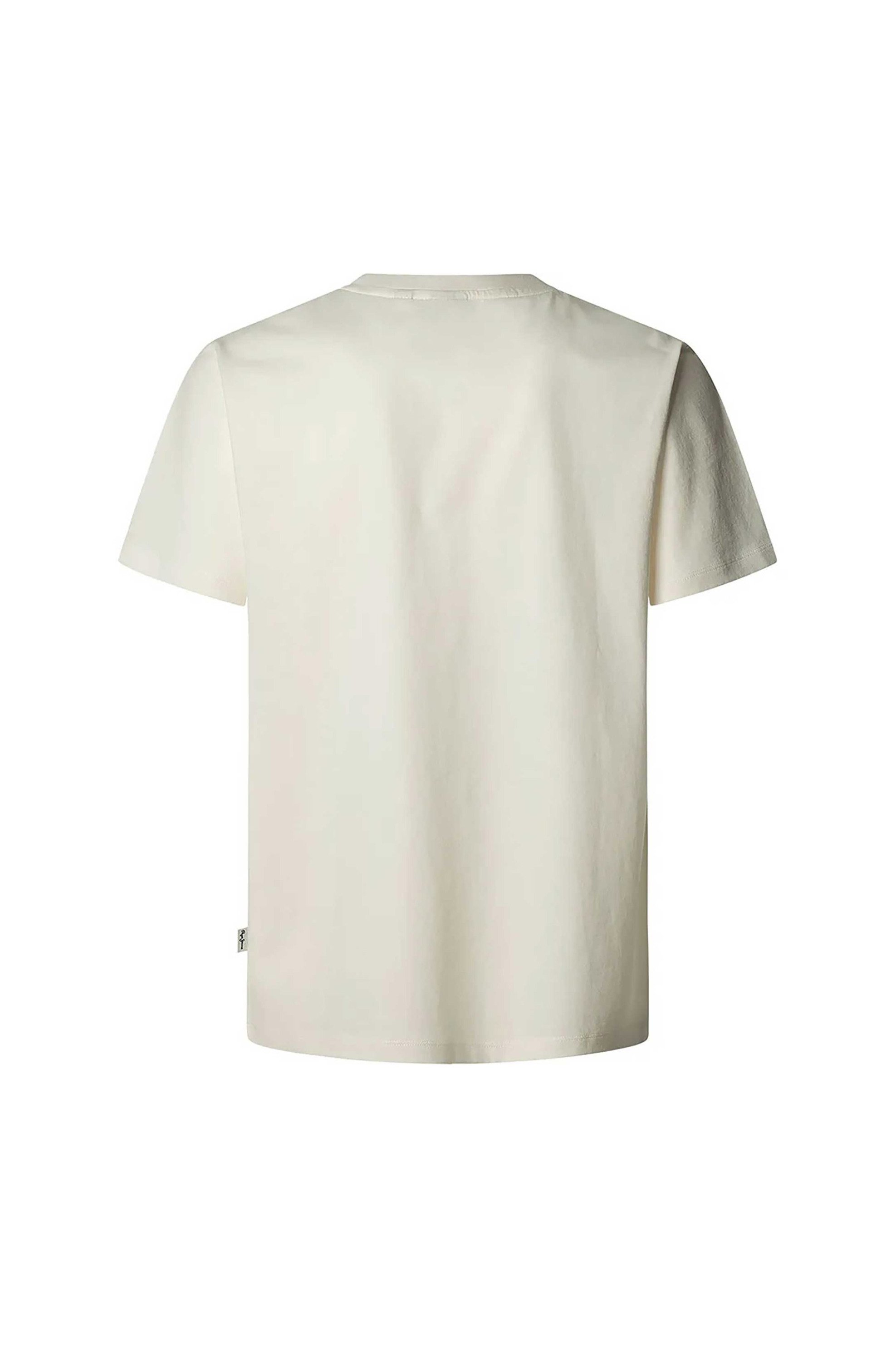 Pepe Jeans ανδρικό T-shirt με κεντημένο λογότυπο Regular Fit - PM509933 Υπόλευκο φωτογραφία