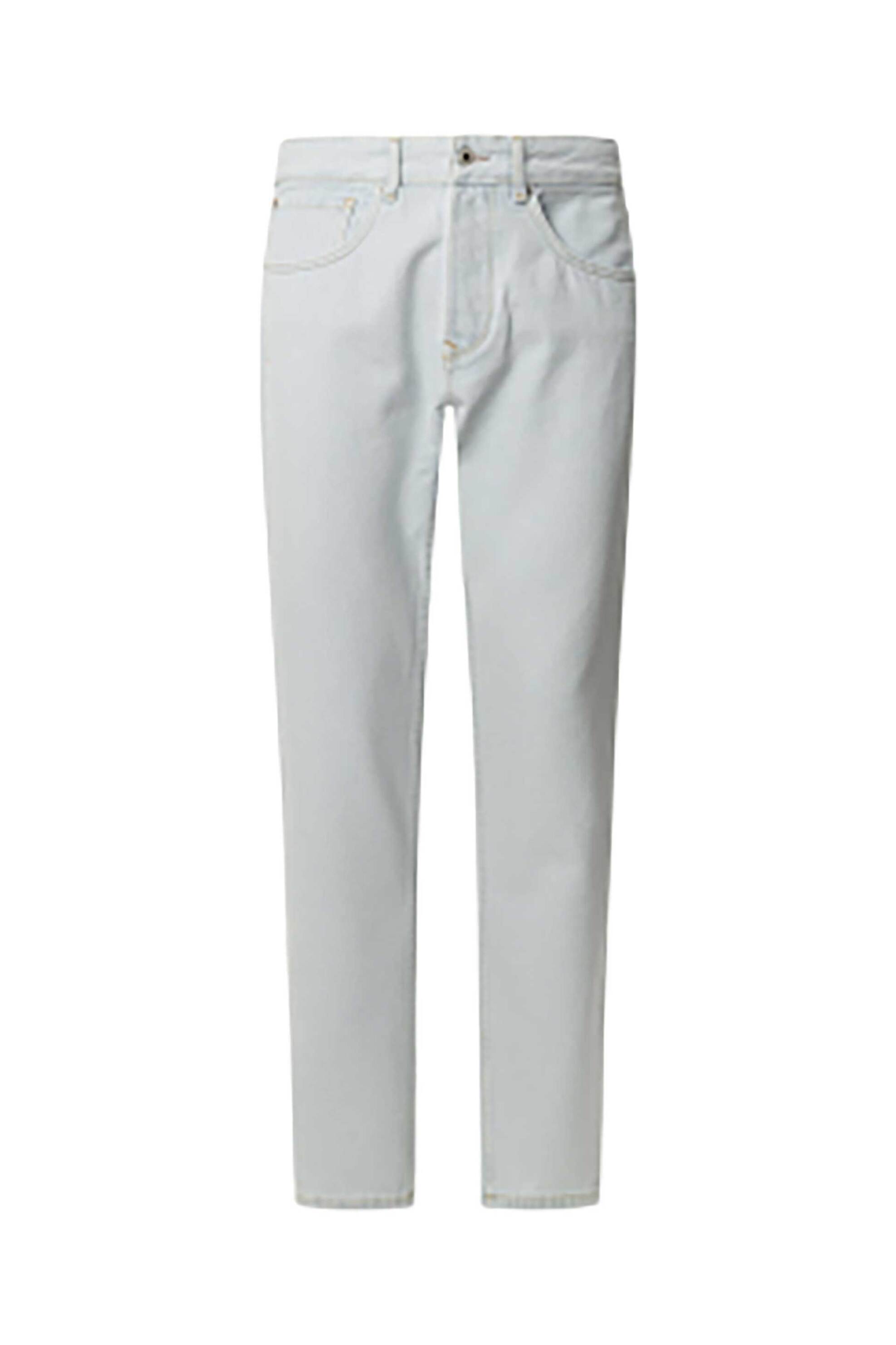 PEPE JEANS Pepe Jeans ανδρικό τζιν παντελόνι πεντάτσεπο Regular Tapered Fit "Callen" (L30) - PM207392PG20 Λευκό