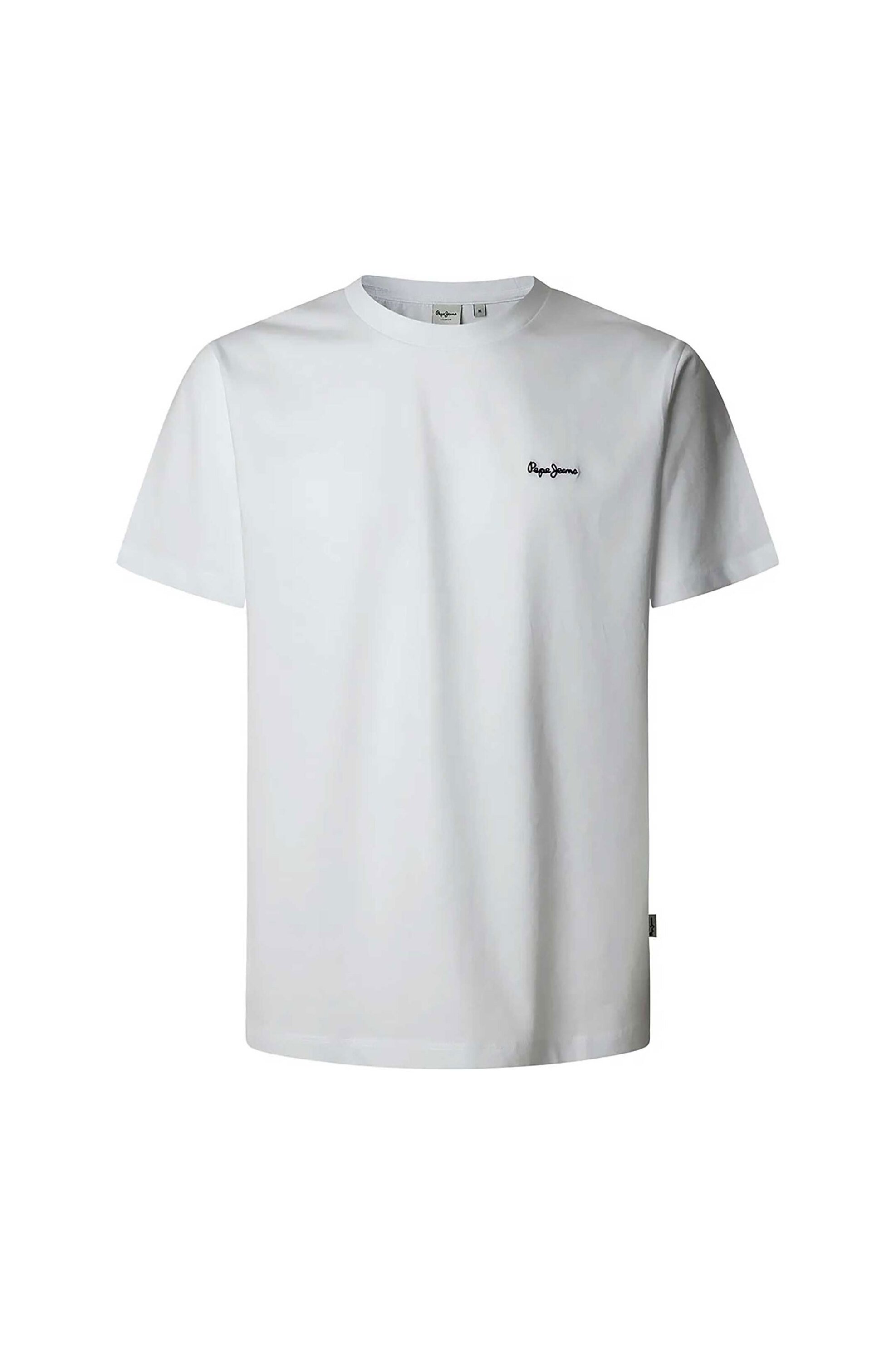 Pepe Jeans ανδρικό T-shirt με logo print Regular Fit "Back Clag" - PM509921 Λευκό
