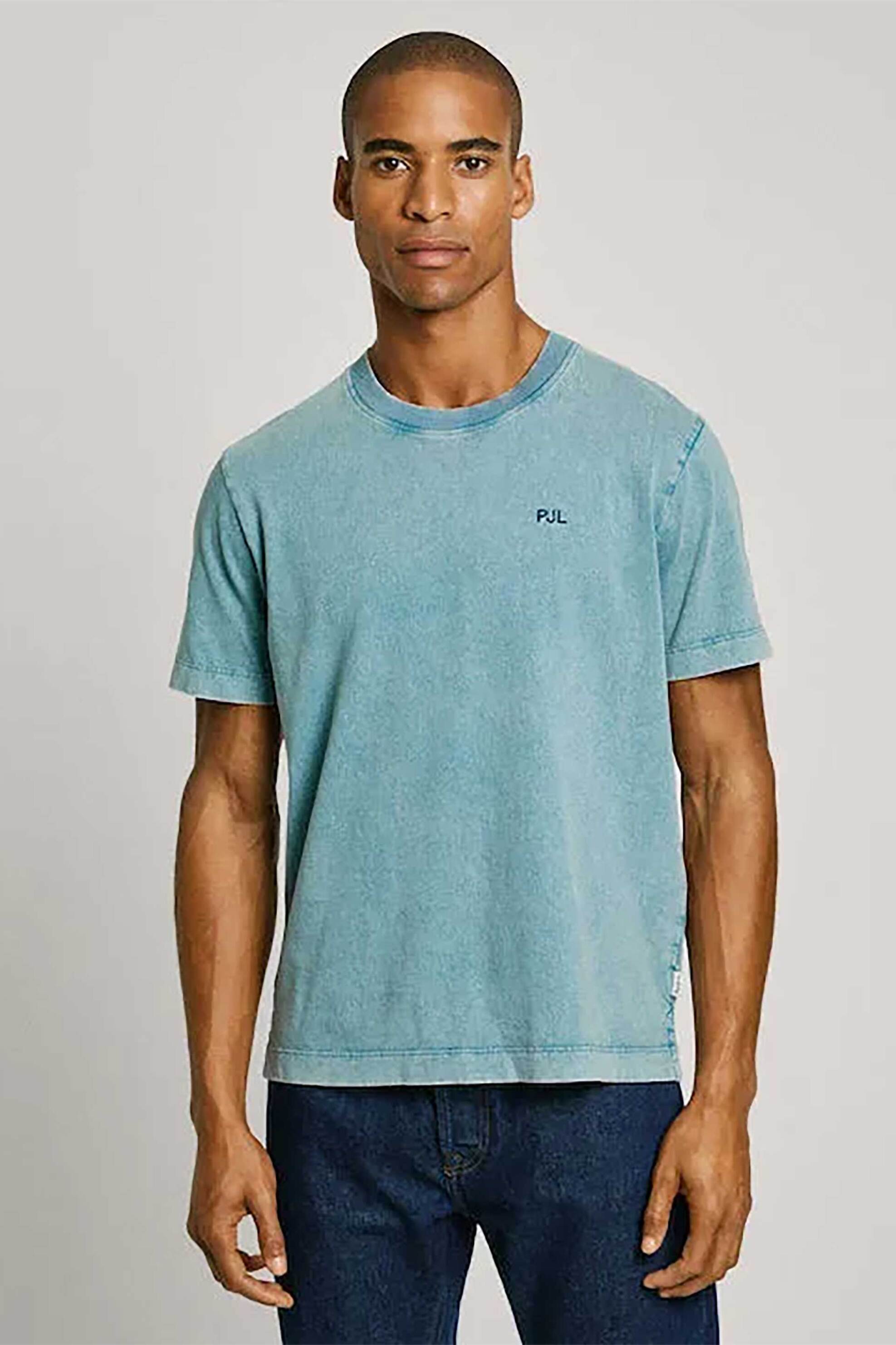 Pepe Jeans ανδρικό denim T-shirt Regular Fit - PM509771 Γαλάζιο