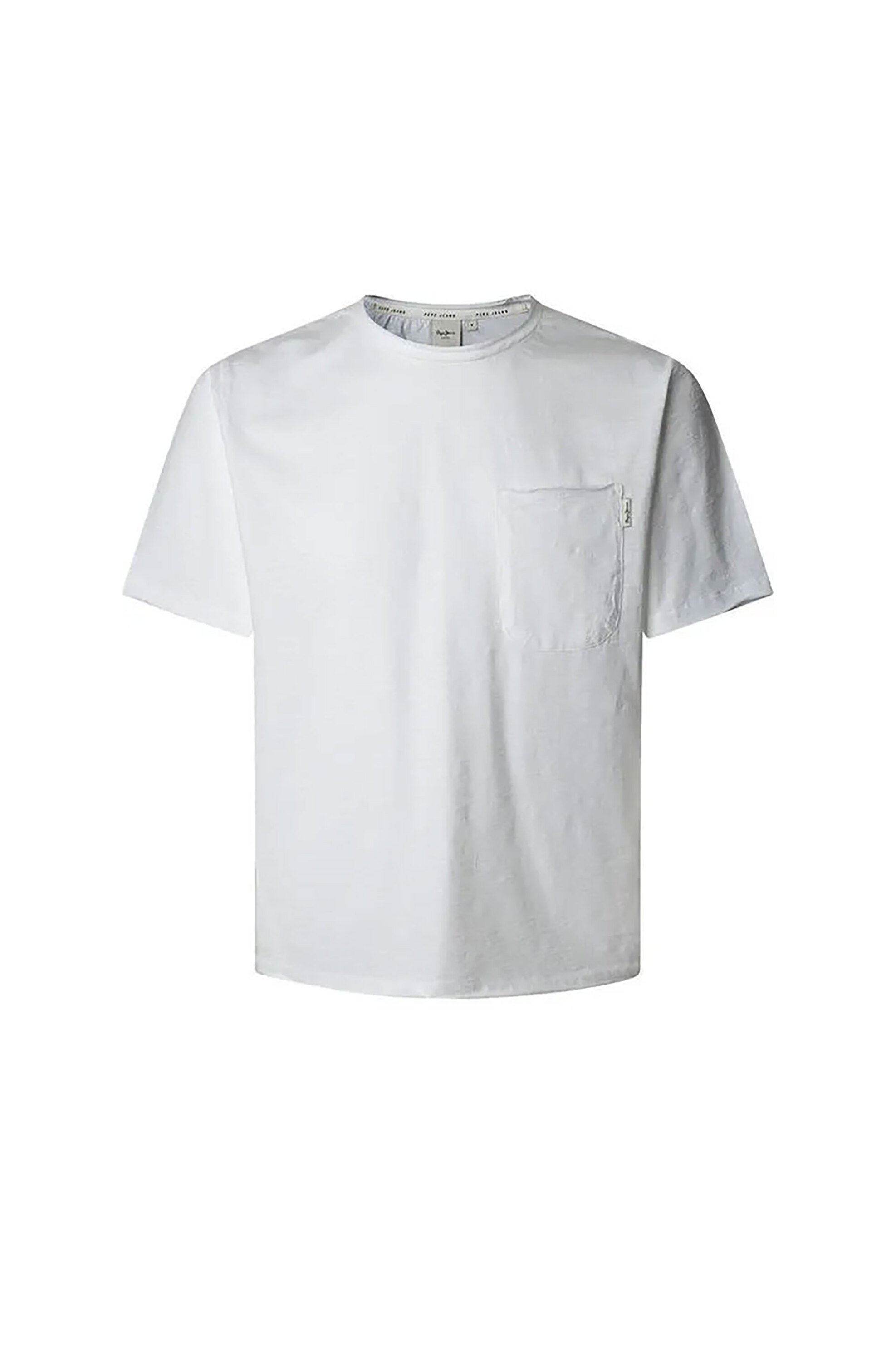 Pepe Jeans ανδρικό T-shirt μονόχρωμο Regular Fit - PM509765 Λευκό