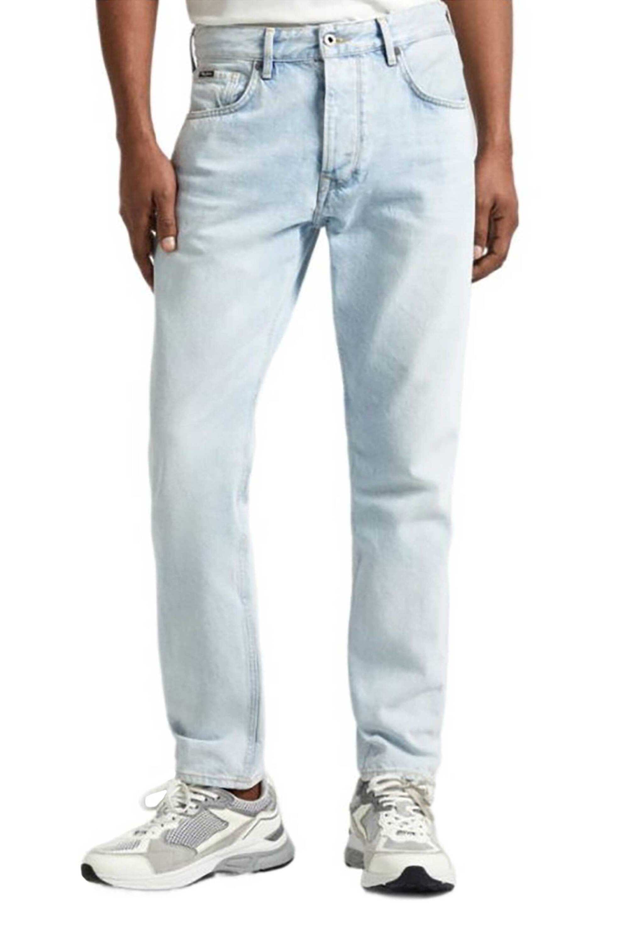 Pepe Jeans ανδρικό τζιν παντελόνι πεντάτσεπο Tappered Fit - PM207392UM60 Denim Blue