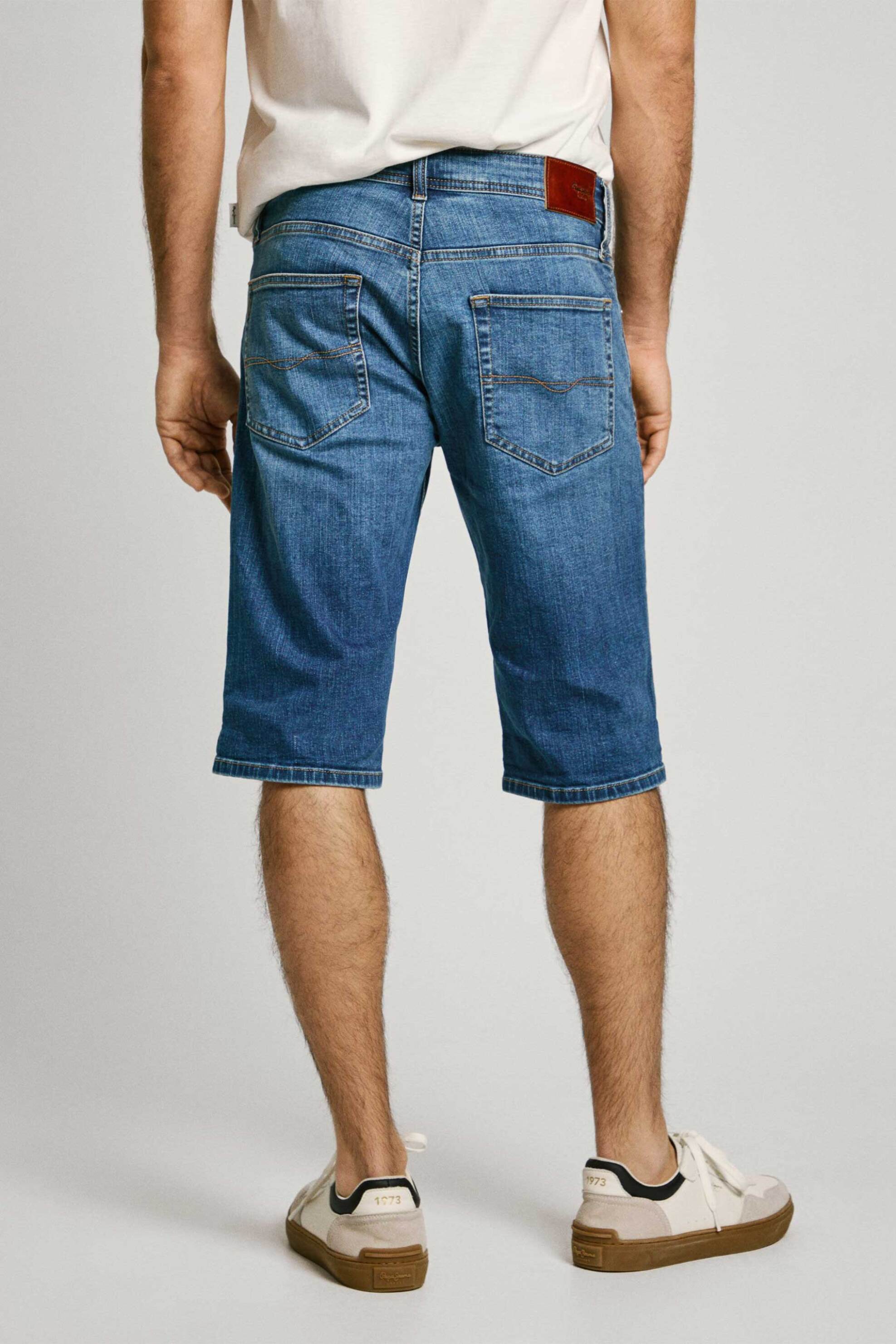 Pepe Jeans Ανδρική Denim Βερμούδα Straight Fit - Pm801081Ee5 Blue