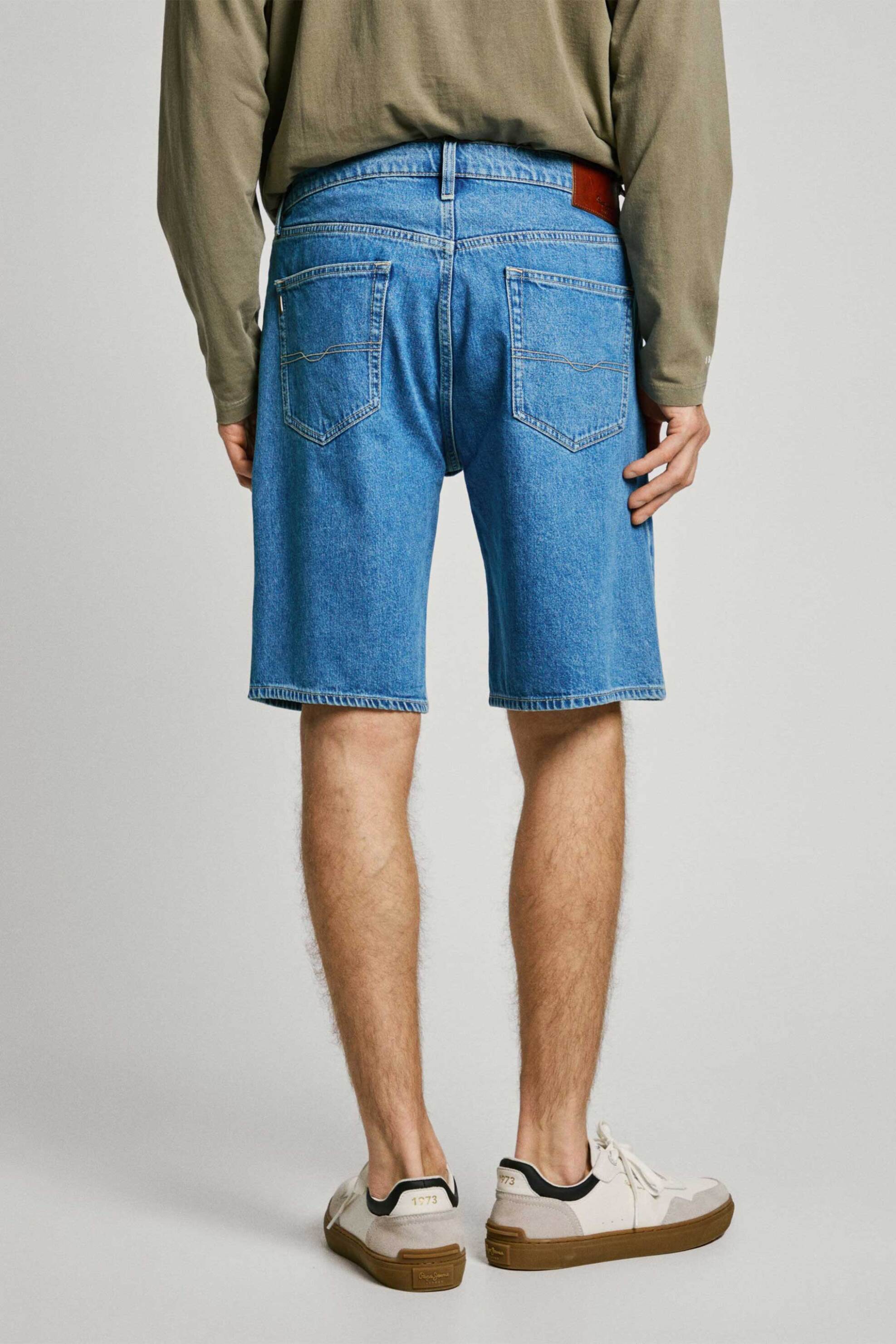 Pepe Jeans Ανδρική Denim Βερμούδα Loose Fit - Pm801176Nd3 Blue