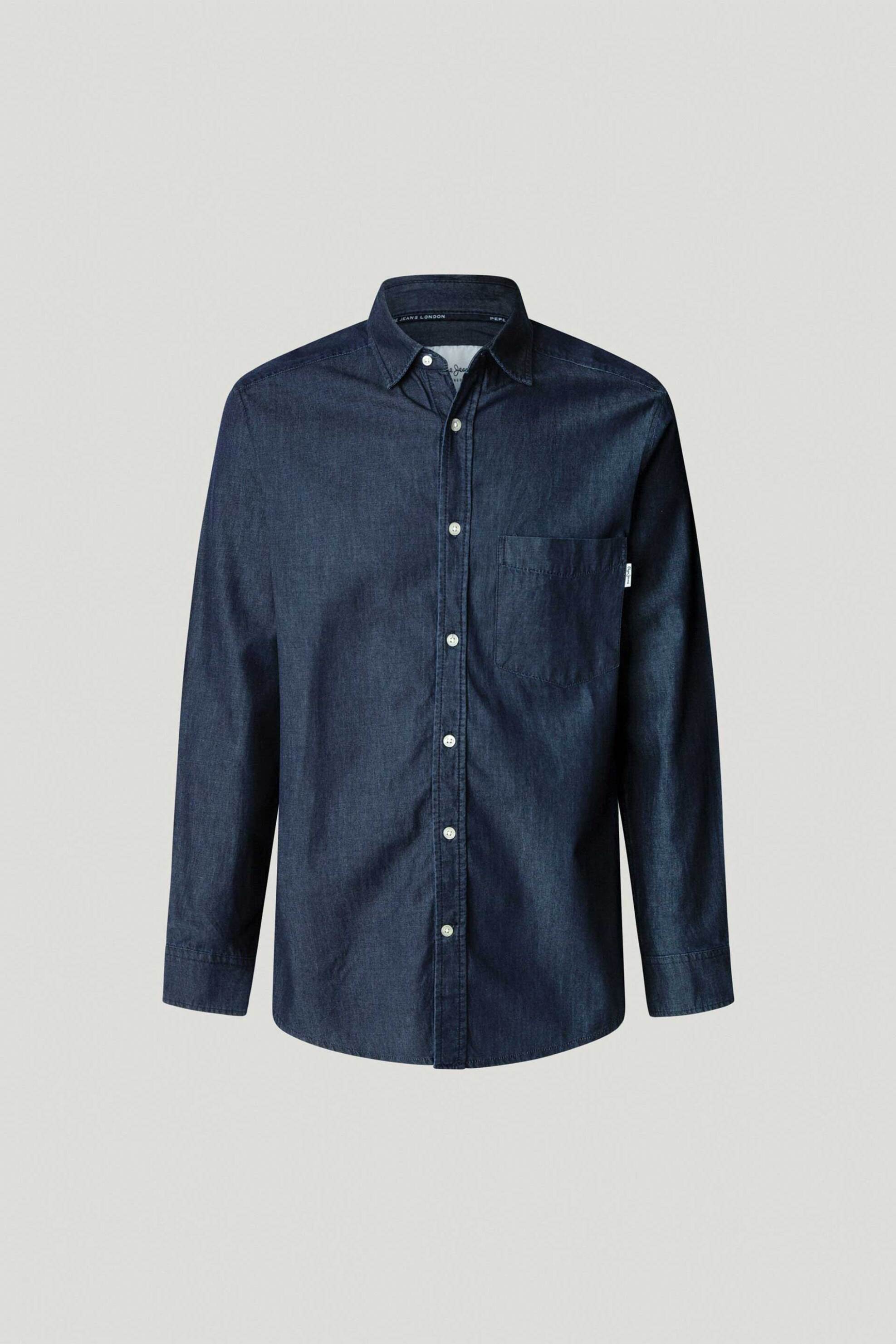 Pepe Jeans Ανδρικό Denim Πουκάμισο Slim Fit Essentials - Pm3090016C2 Blue