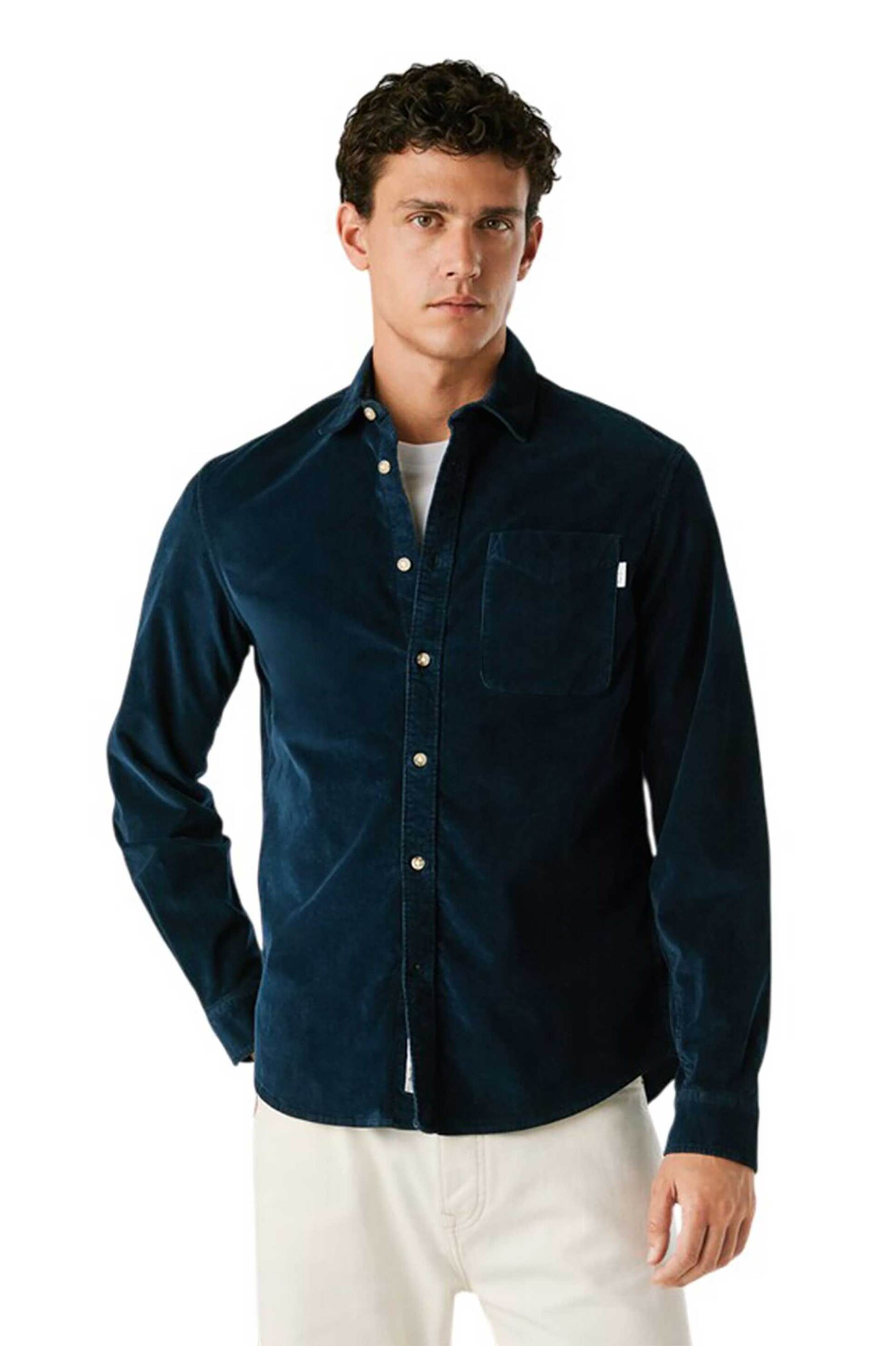 Ανδρικά πουκάμισα pepe jeans σε μπλε