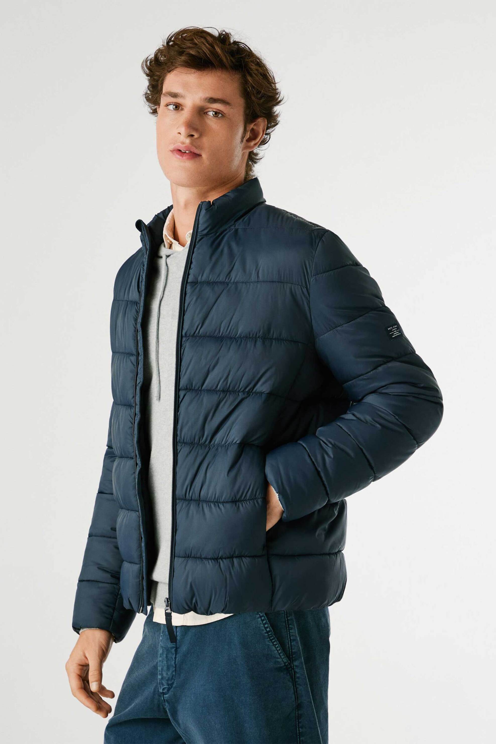 Pepe Jeans ανδρικό μπουφάν καπιτονέ - PM4027171 Μπλε Σκούρο