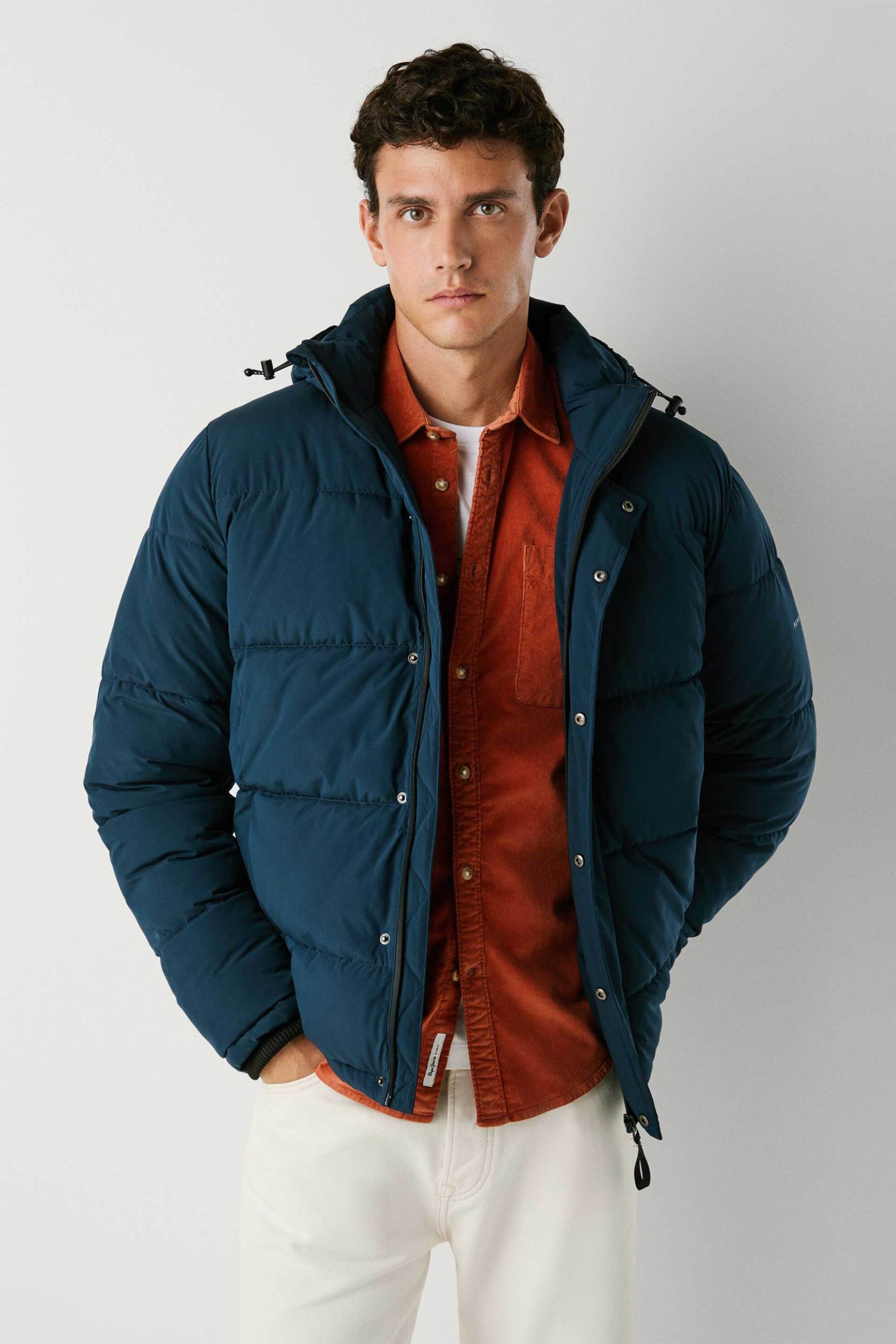 Ανδρικά μπουφάν & ανδρικά παλτό pepe jeans σε μπλε