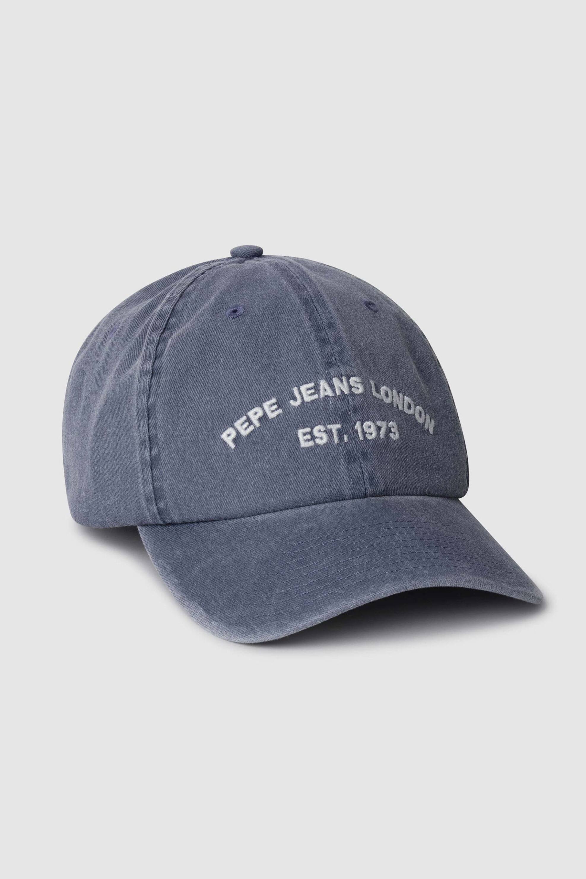 Pepe Jeans ανδρικό καπέλο με logo print "Ever" - PM0400017 Μπλε