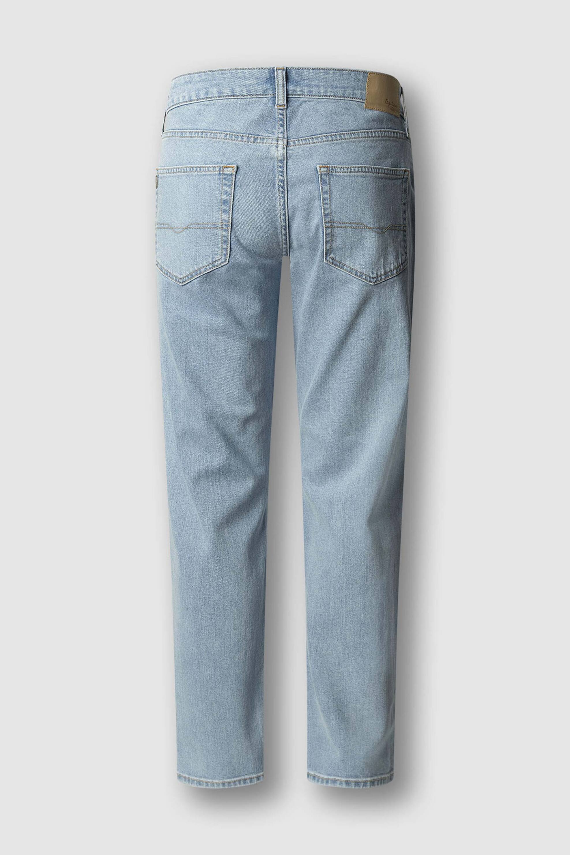 Pepe Jeans Ανδρικό Τζιν Παντελόνι Straight Fit Cash - Pm20839583Cb2 Denim Blue