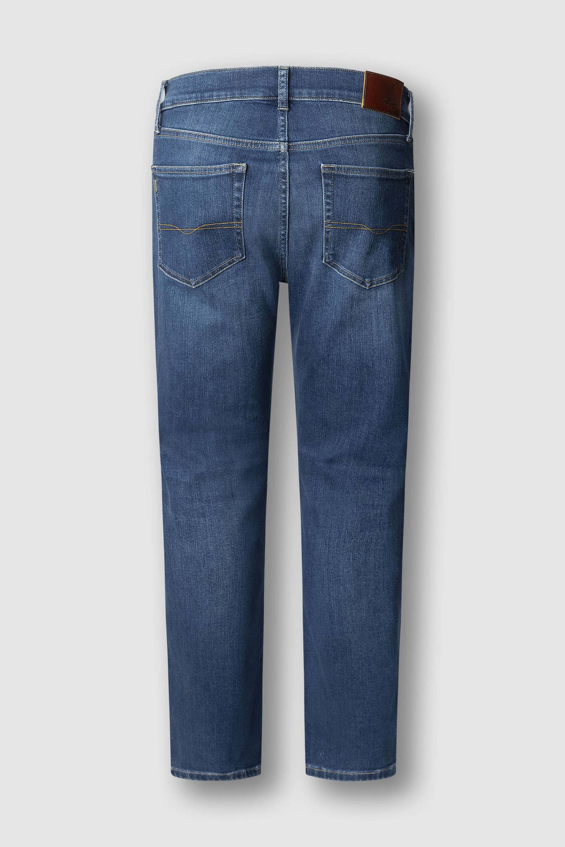 Pepe Jeans Ανδρικό Τζιν Παντελόνι Πεντάτσεπο Slim Fit Hatch - Pm20839884Ua2 Denim Blue