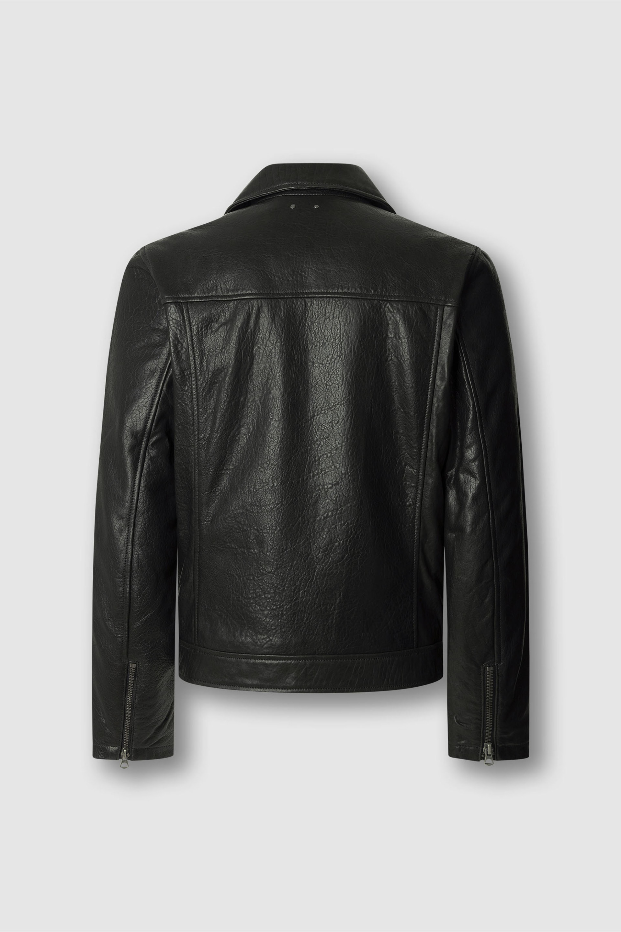 Pepe Jeans Ανδρικό Δερμάτινο Biker Jacket Steve - Pm4027207 Μαύρο