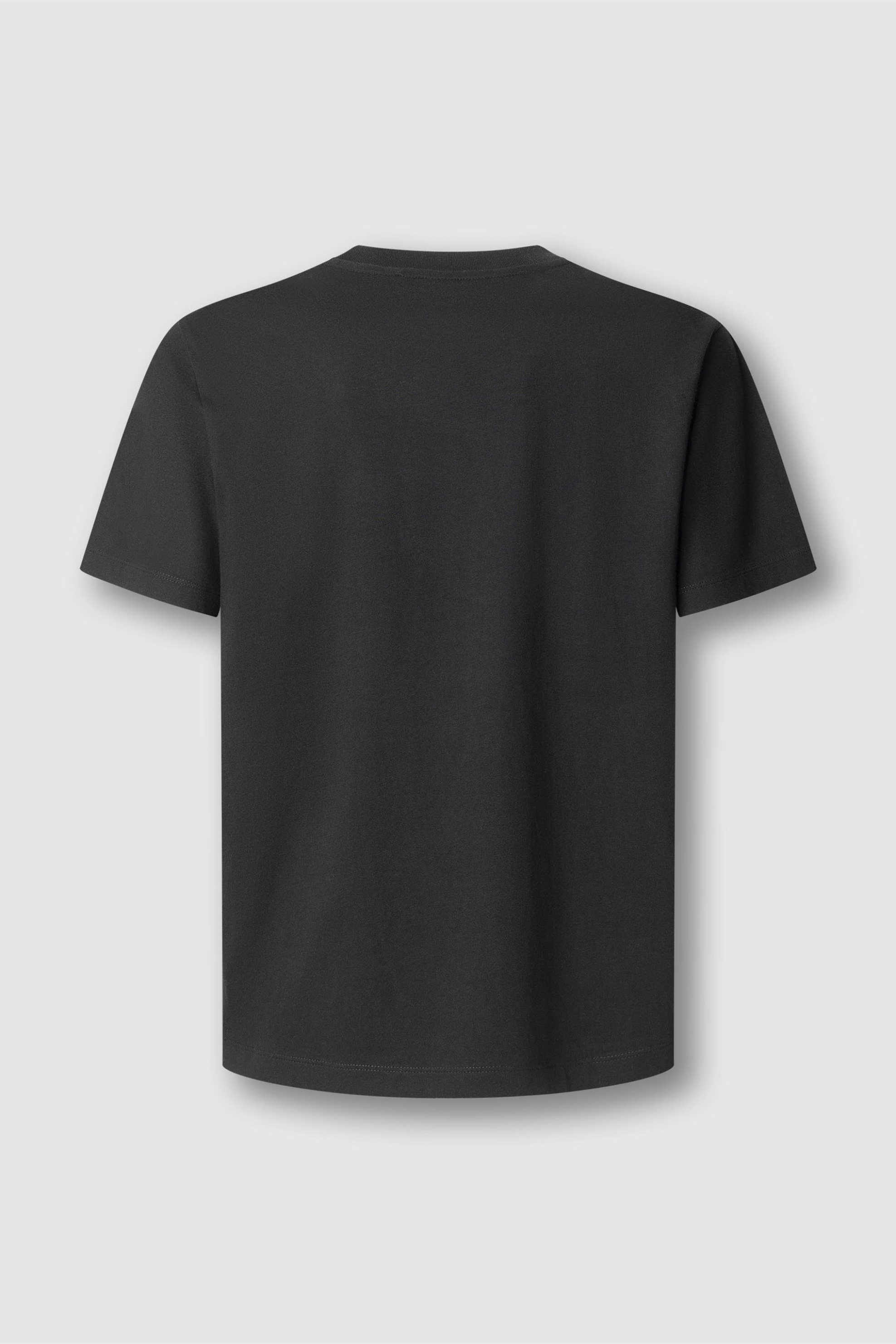 Pepe Jeans Ανδρικό T-Shirt Μονόχρωμο με Logo Print Griffin - Pm5010175 Μαύρο
