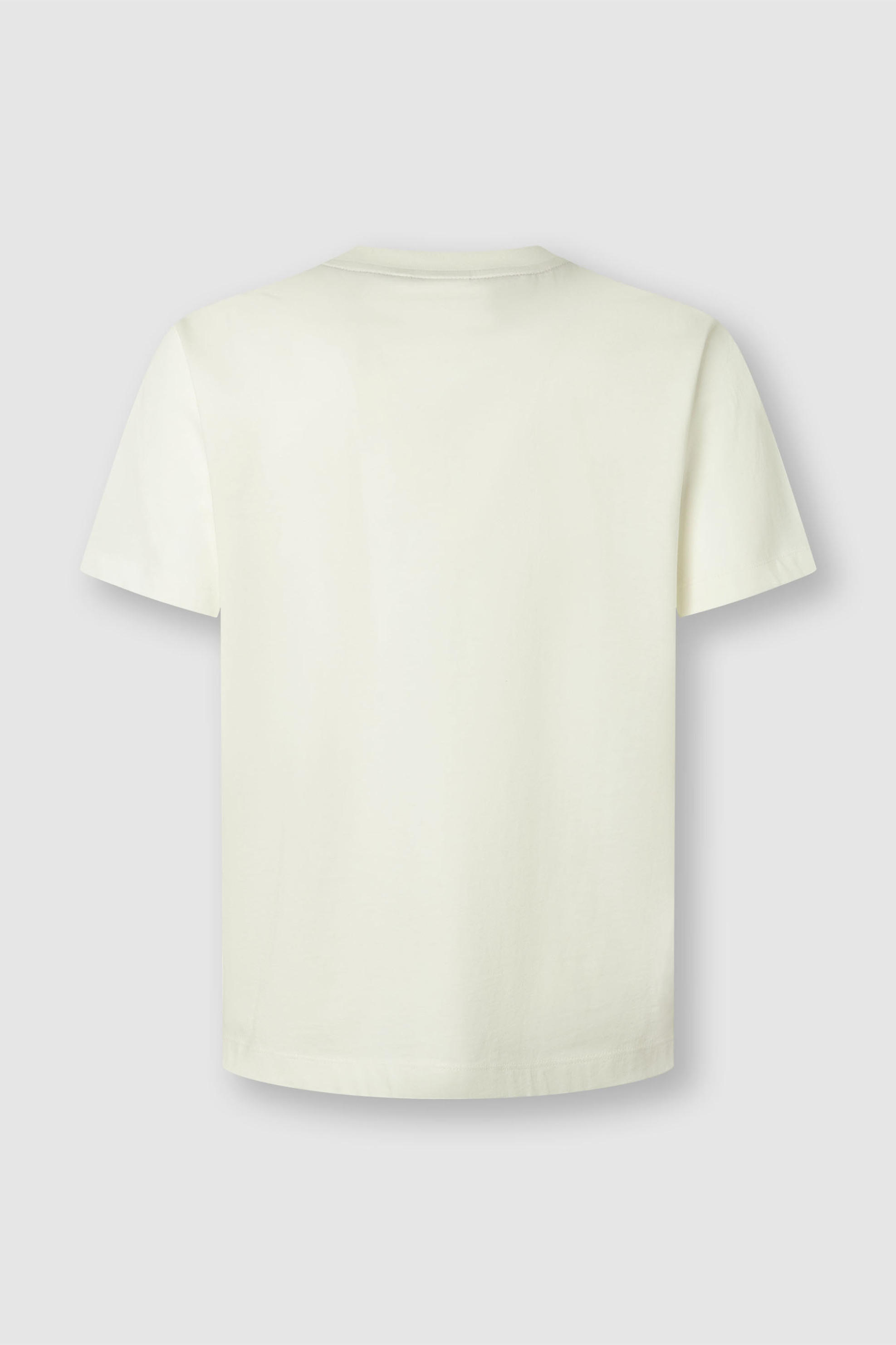 Pepe Jeans Ανδρικό T-Shirt Μονόχρωμο με Logo Print Griffin - Pm5010175 Υπόλευκο