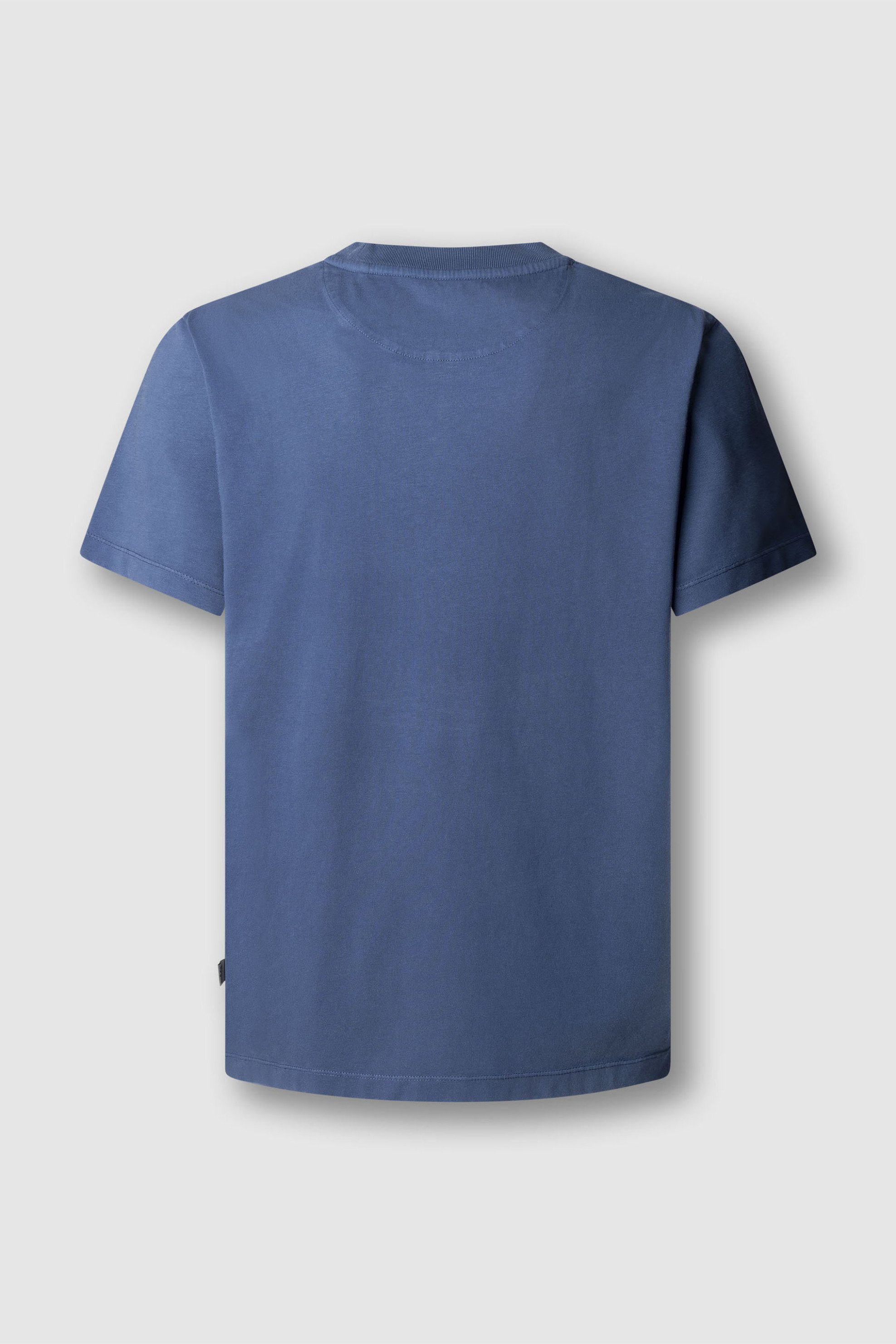 Pepe Jeans Ανδρικό T-Shirt Μονόχρωμο με Logo Print Gio - Pm5010295 Μπλε