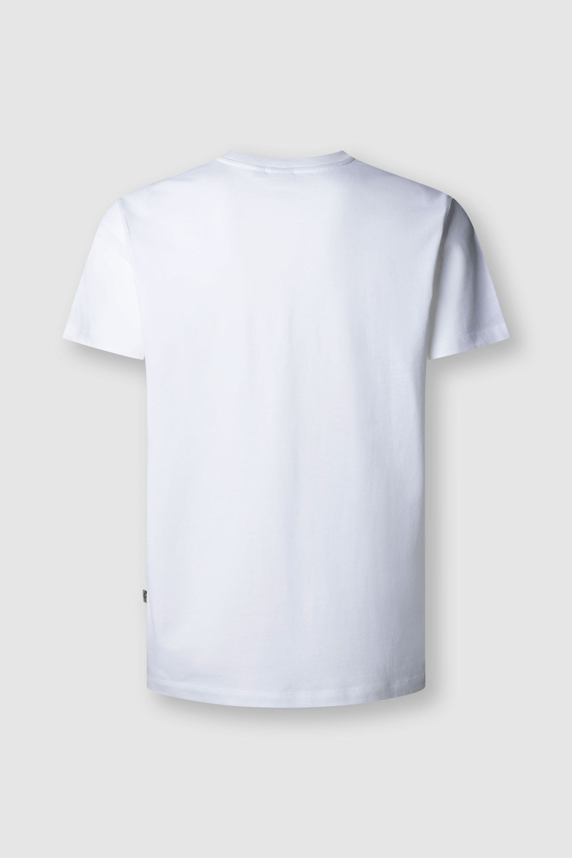 Pepe Jeans Ανδρικό T-Shirt Μονόχρωμο με Logo Print Summer - Pm5010309 Λευκό