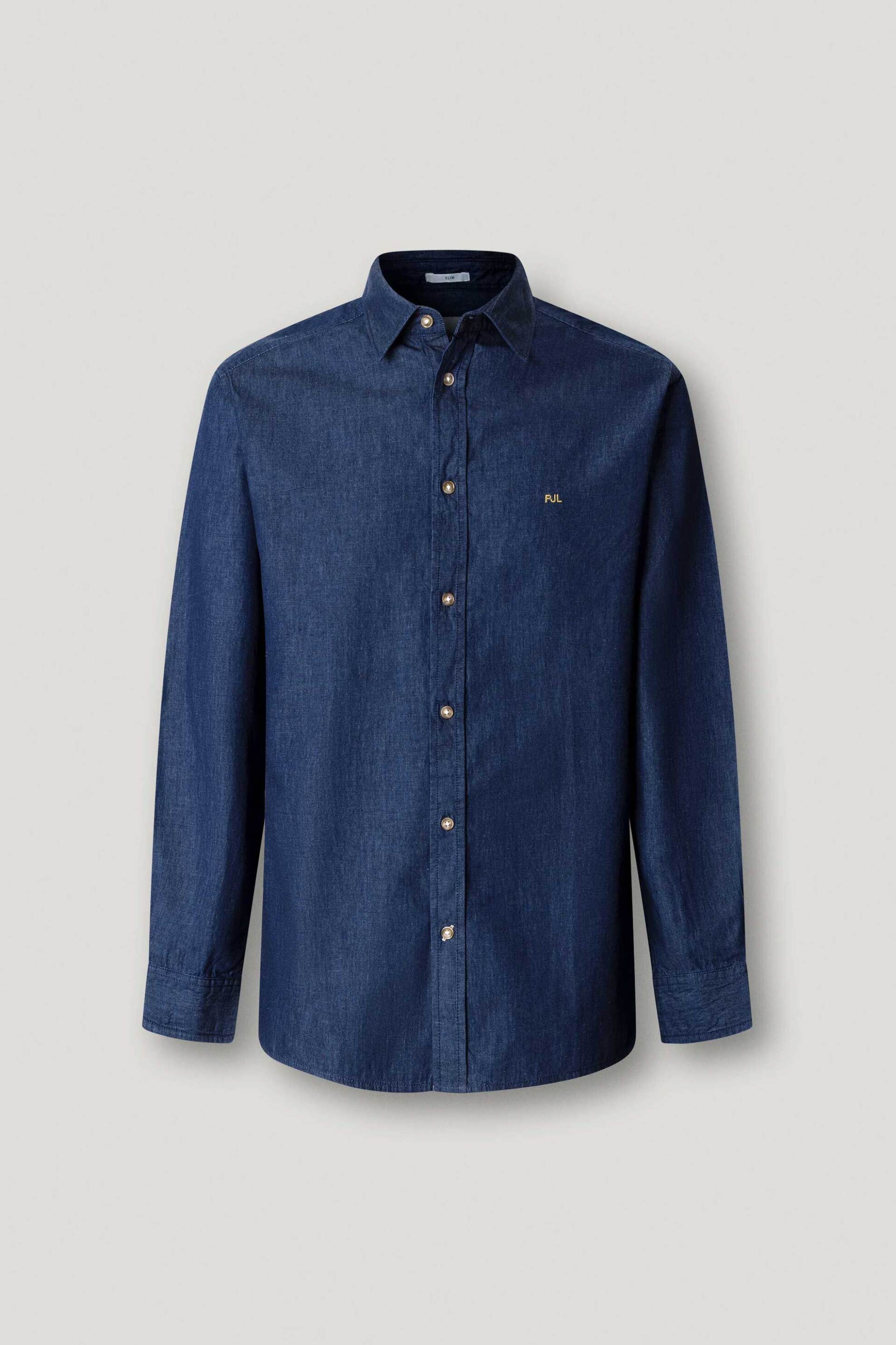 Pepe Jeans Ανδρικό Denim Πουκάμισο Slim Fit Abel - Pm30912816C2 Blue Σκούρο